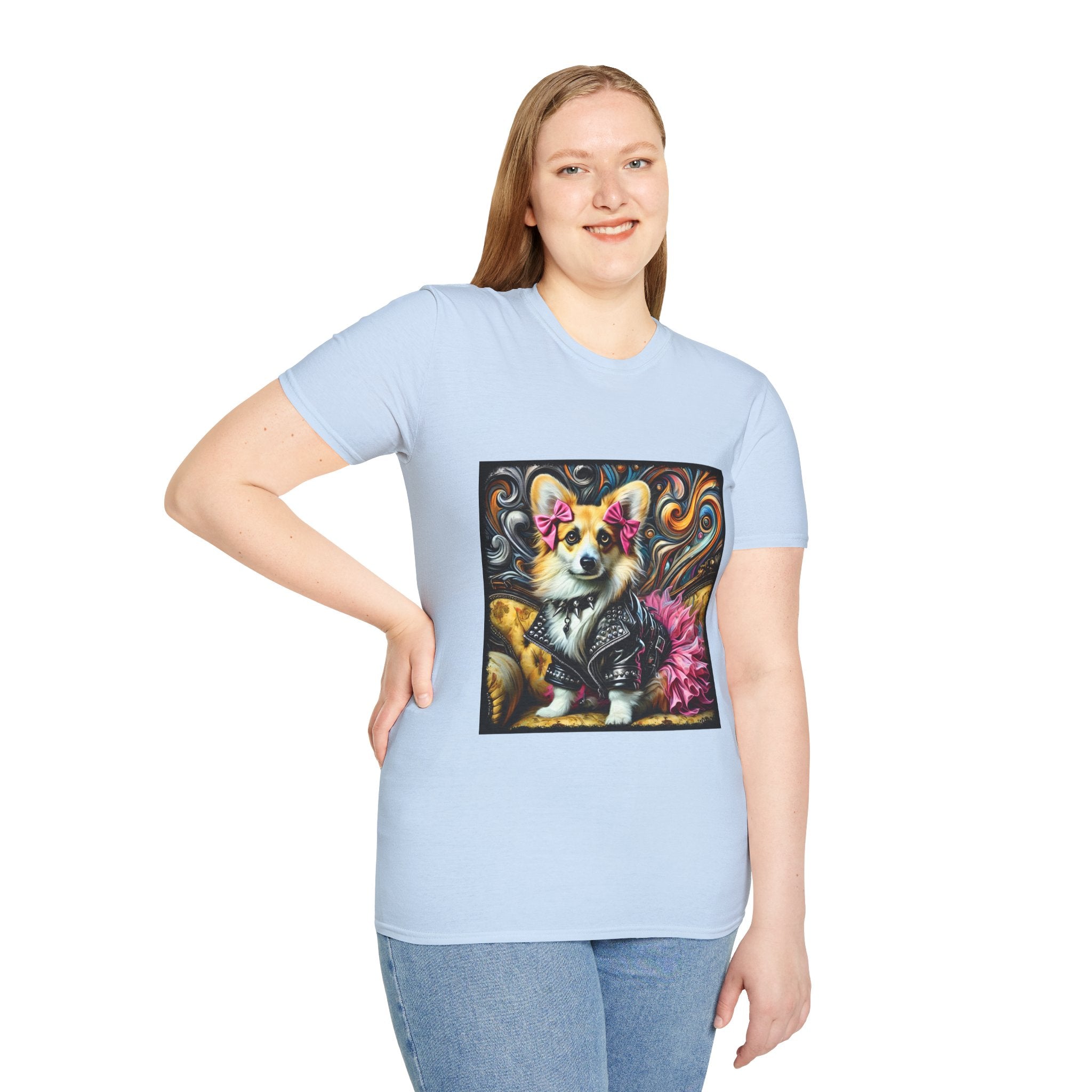 Pembroke Welsh Corgi Rock Swirl | Unisex Dog T-Shirt