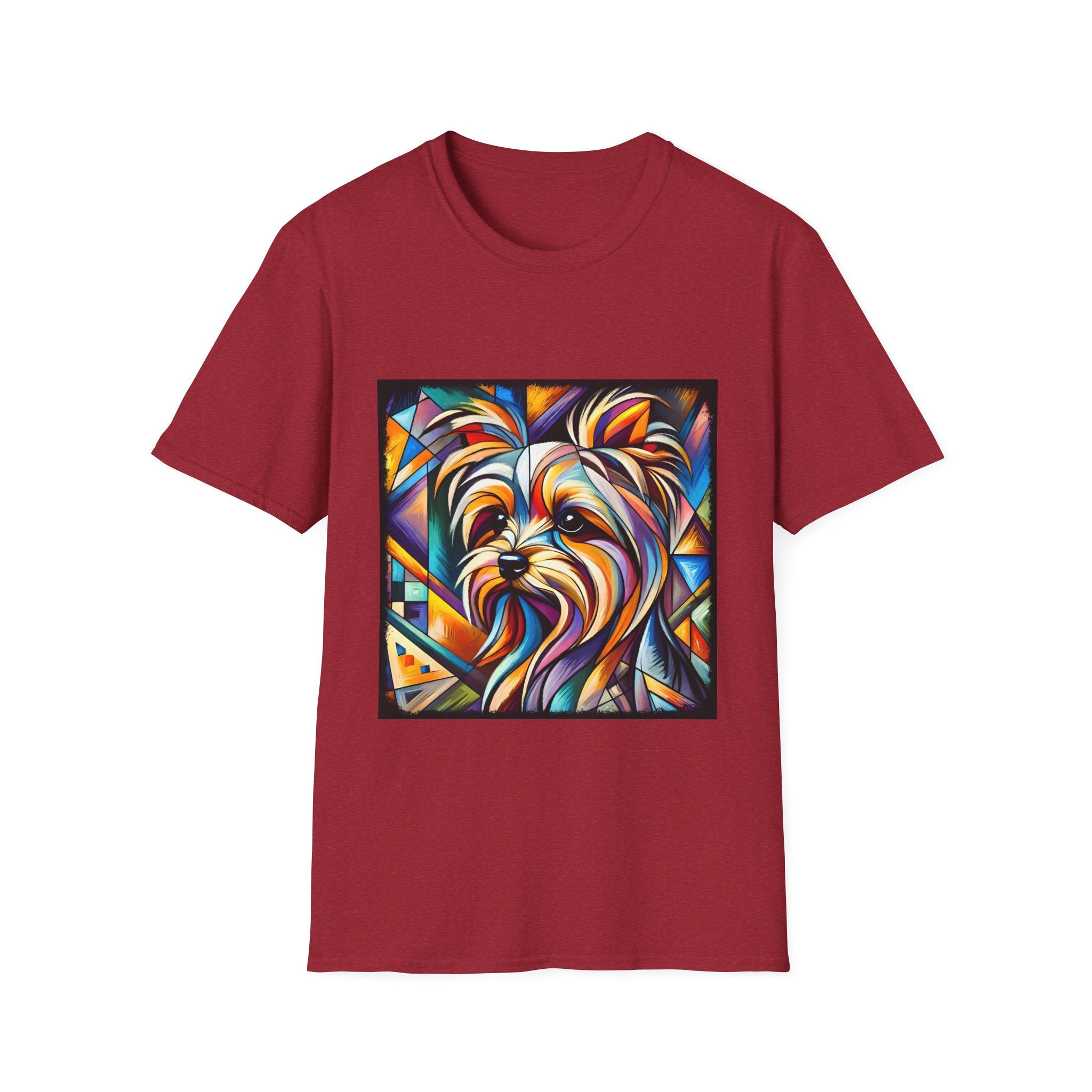 Yorkshire Terrier Bold Geometric | Unisex Dog T-Shirt