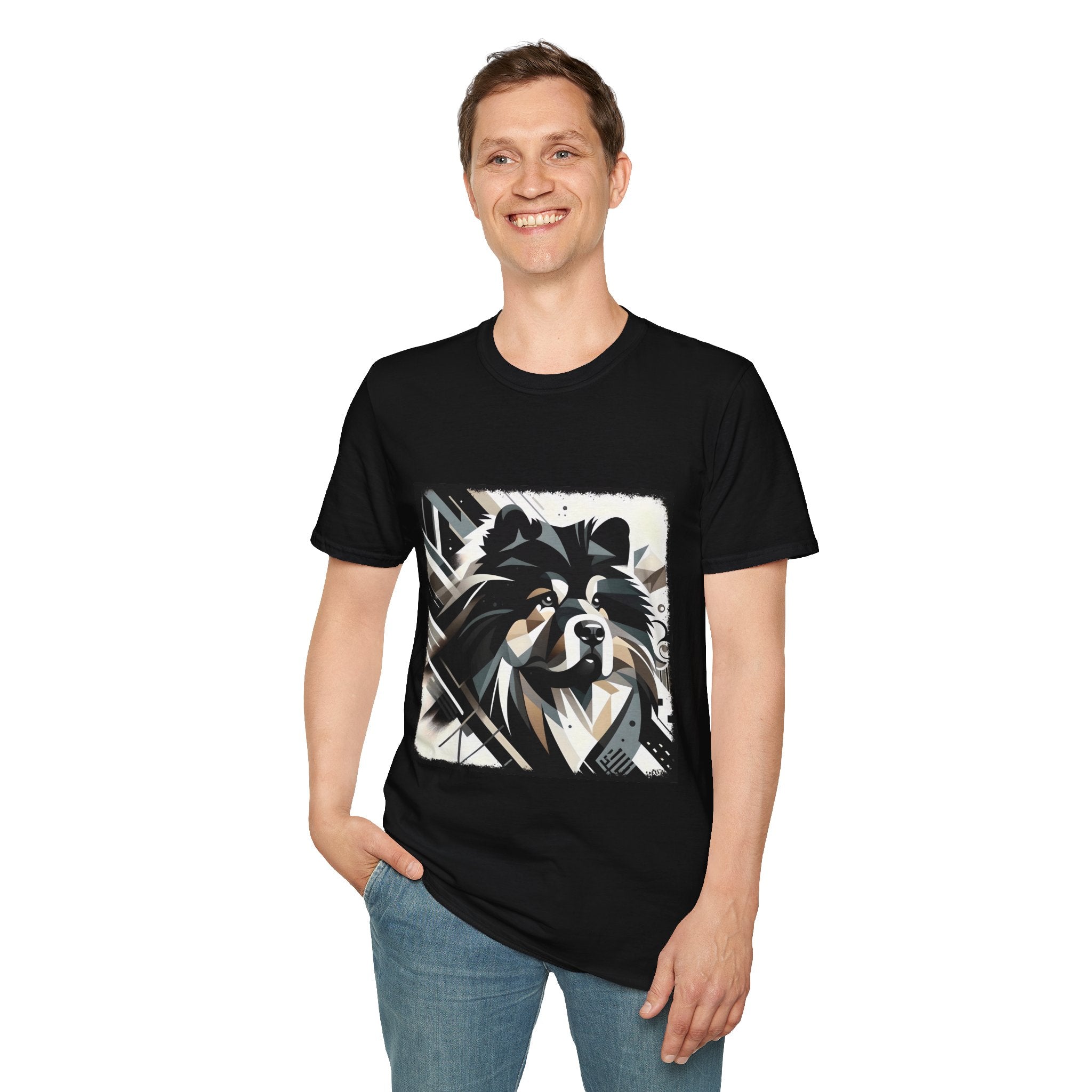 Chow Chow Bold Geometric | Unisex Dog T-Shirt