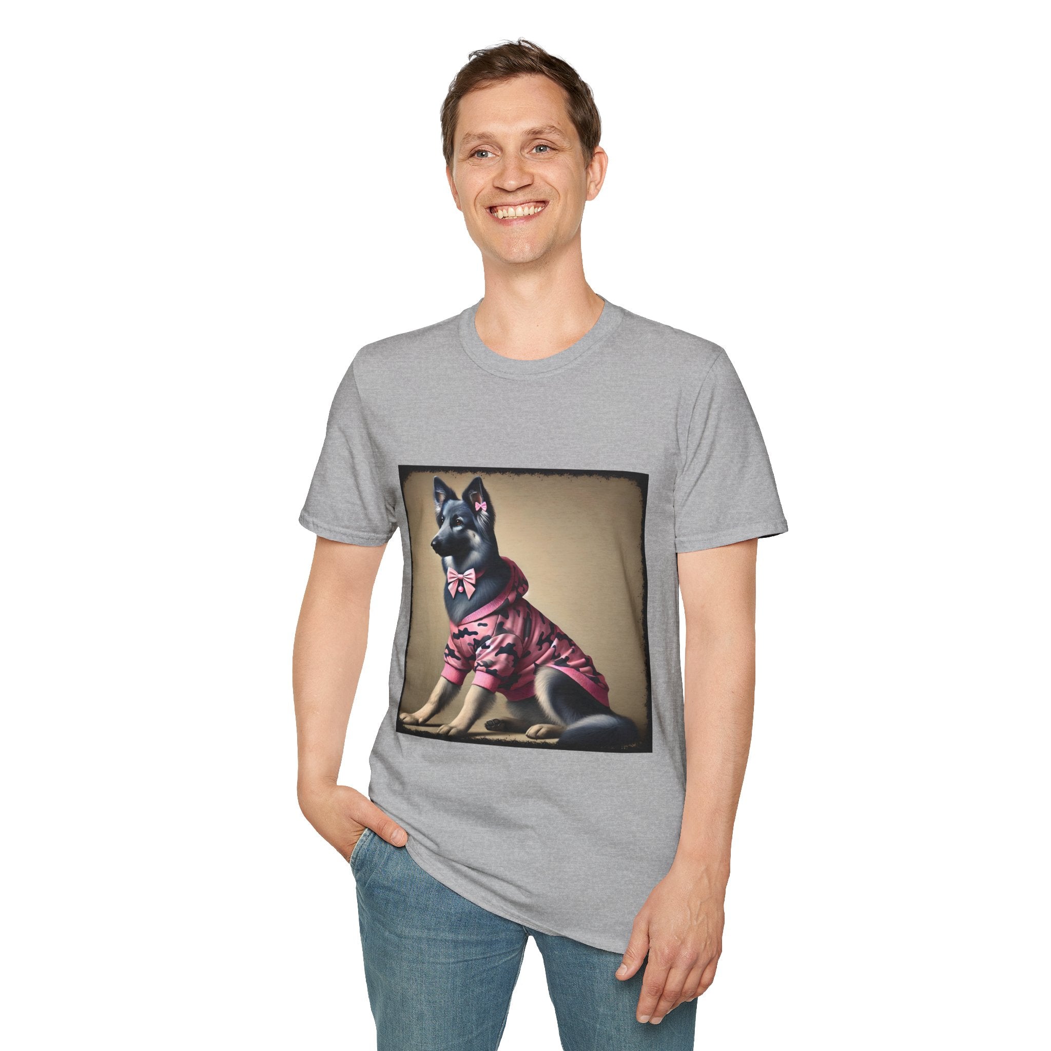 German Shepherd Camo Cutie | Unisex Dog T-Shirt