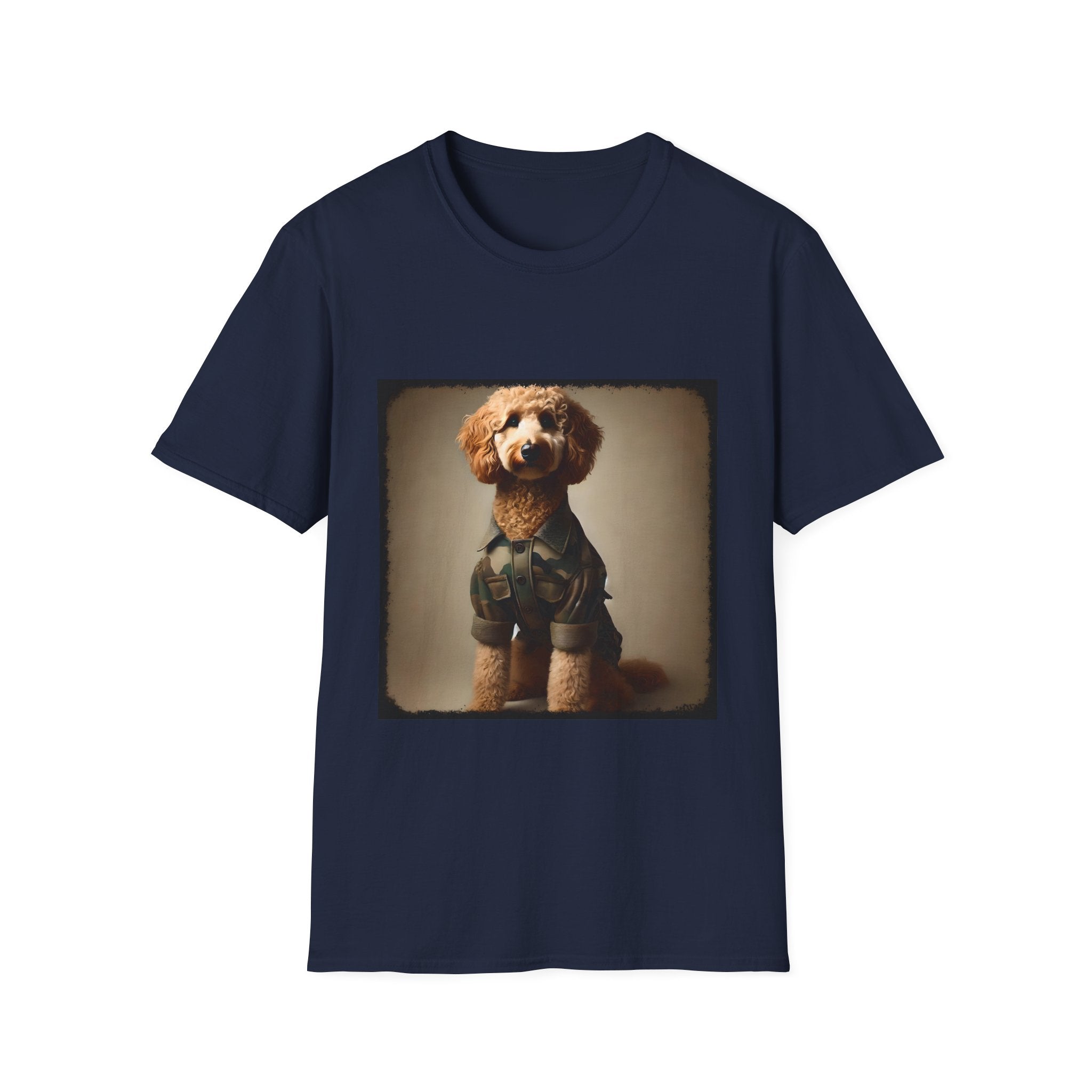 Goldendoodle Green Camo Cutie | Unisex Dog T-Shirt