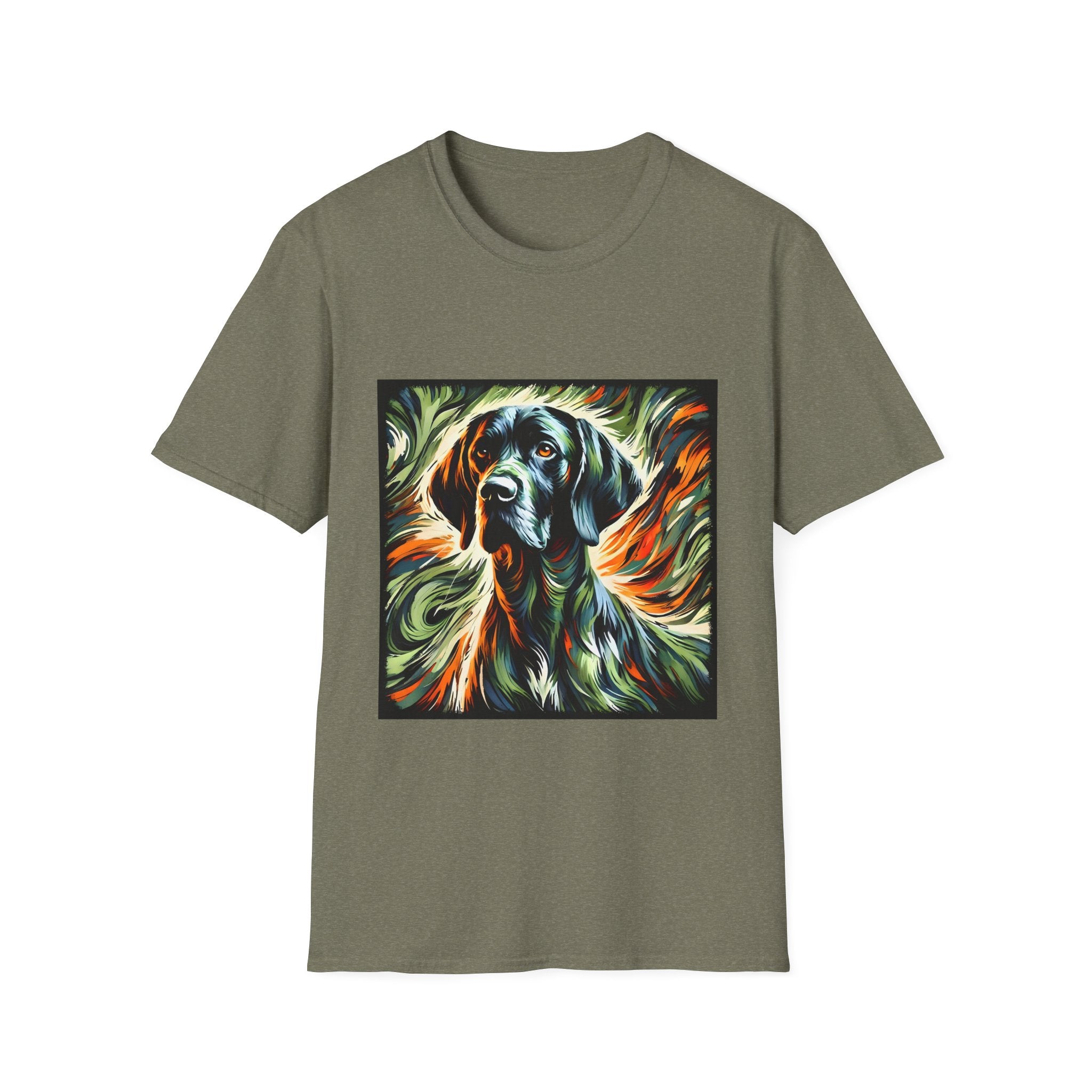 German Shorthaired Pointer Bold Flame Classic | Unisex Dog T-Shirt