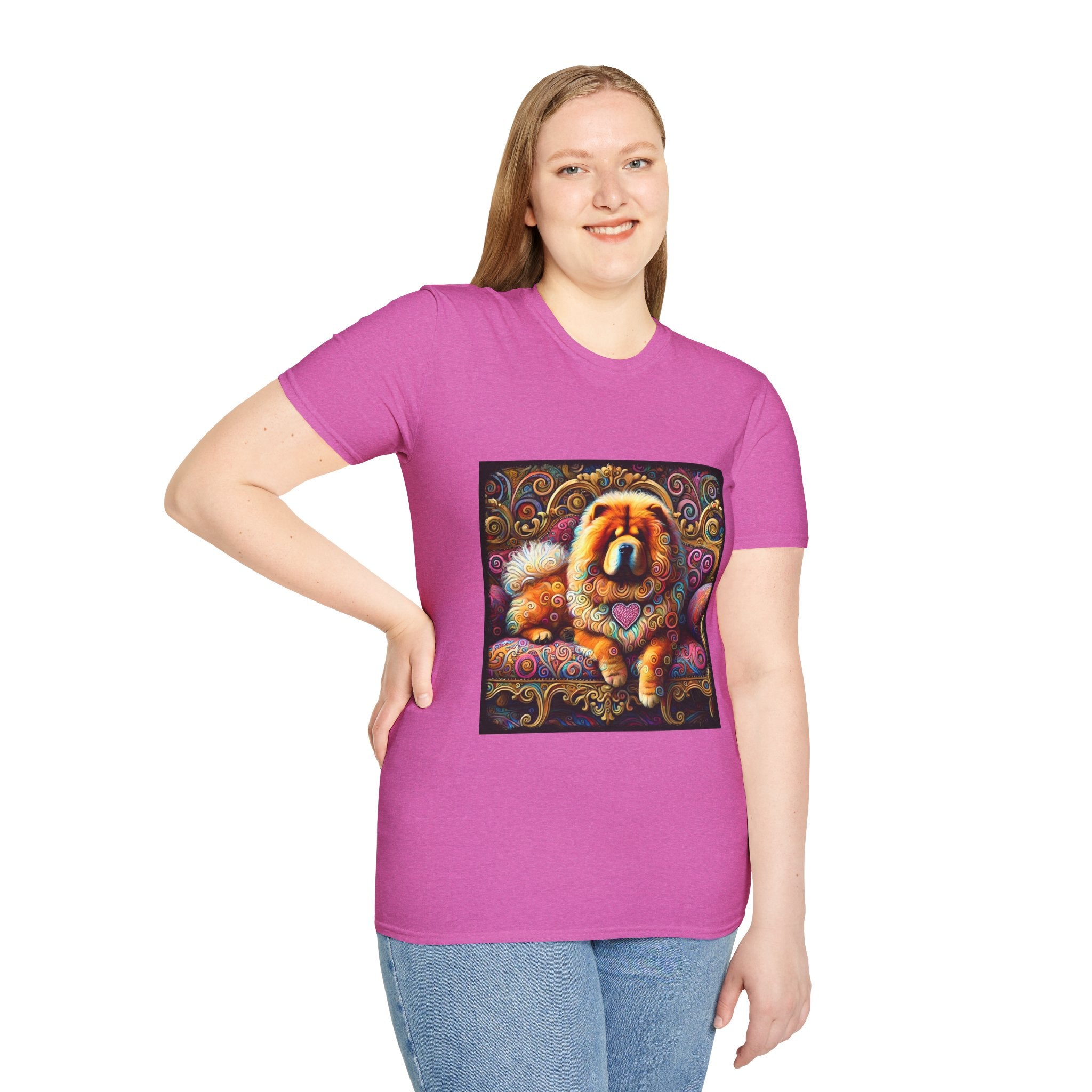 Chow Chow Love Swirl | Unisex Dog T-Shirt