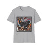 German Shepherd Leather Rebel | Unisex Dog T-Shirt