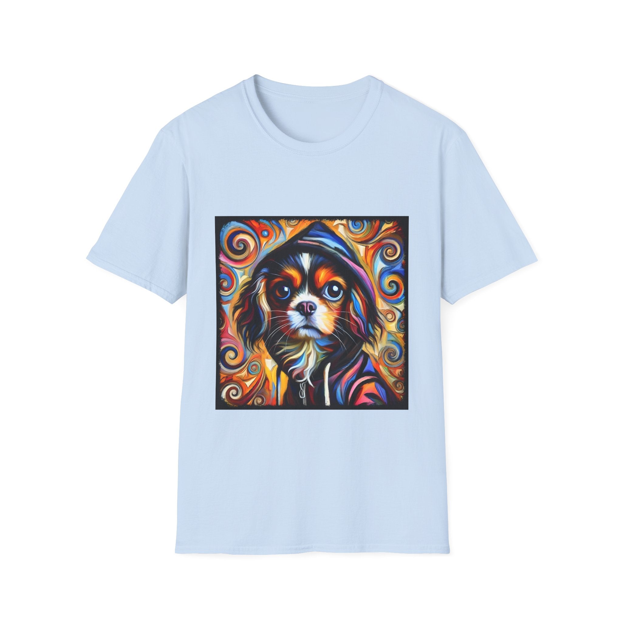 Cavalier King Charles Spaniel Relaxed Swirl | Unisex Dog T-Shirt