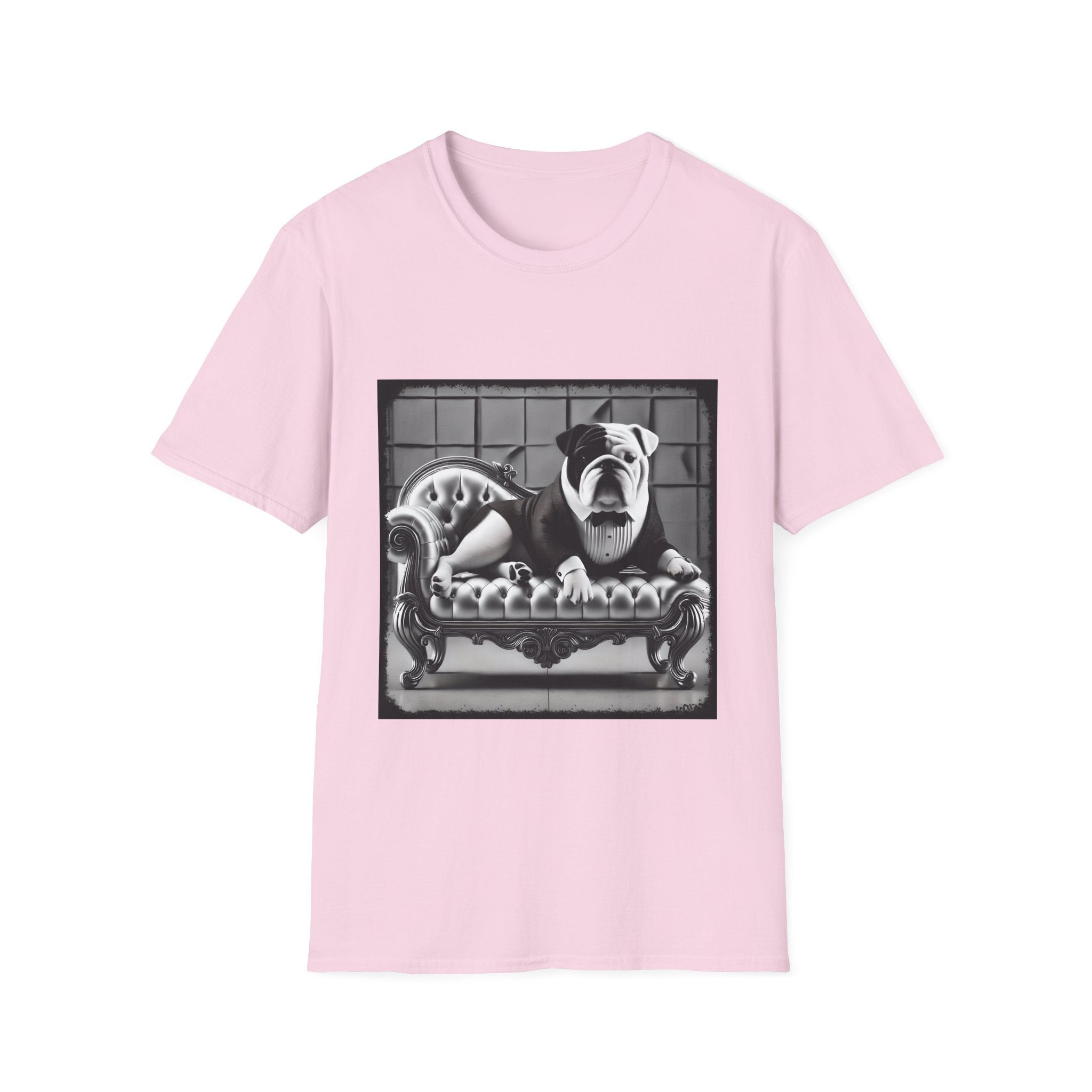 Bulldog B&W Boss | Unisex Dog T-Shirt