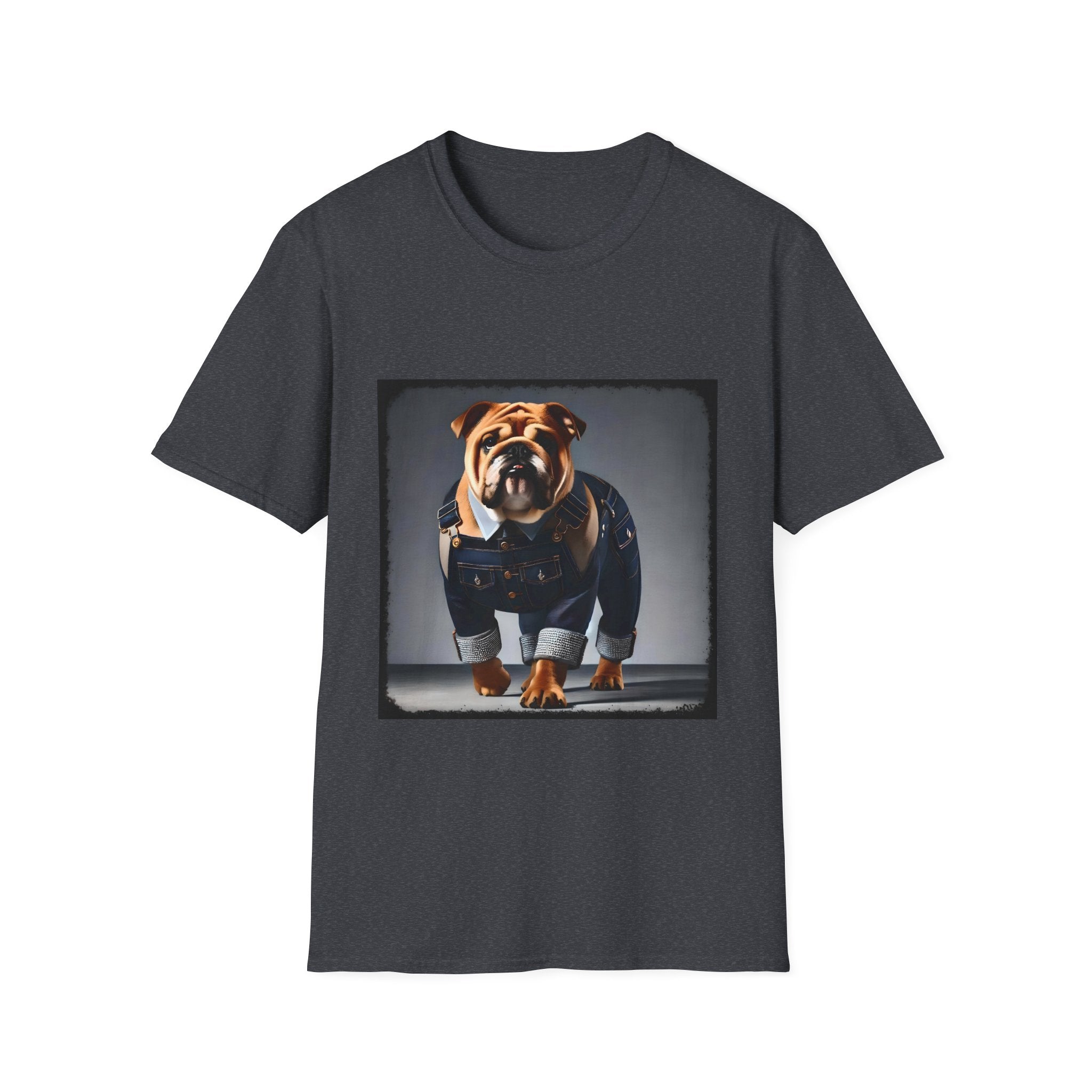Bulldog Denim Dream | Unisex Dog T-Shirt