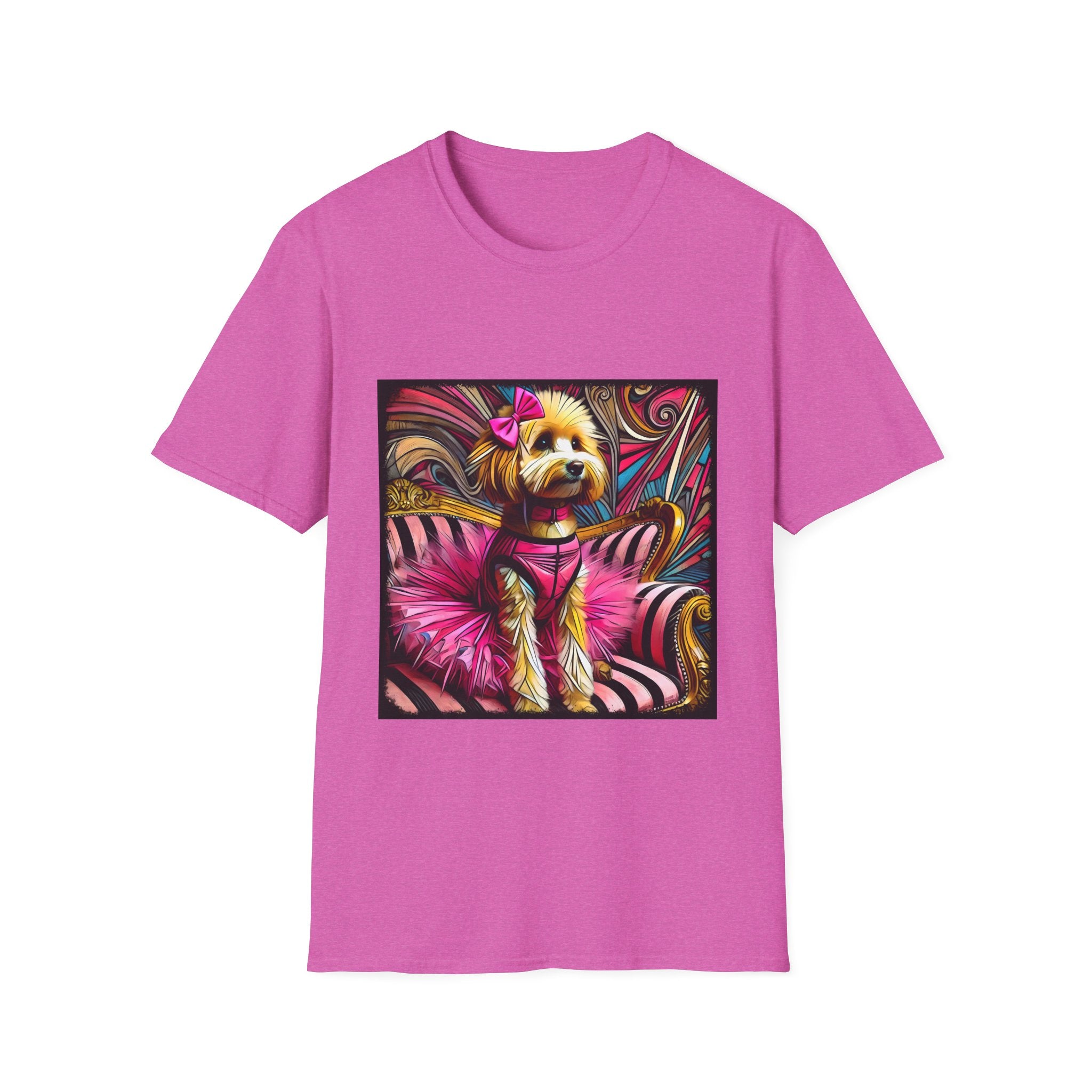 Goldendoodle Pink Rocker | Unisex Dog T-Shirt