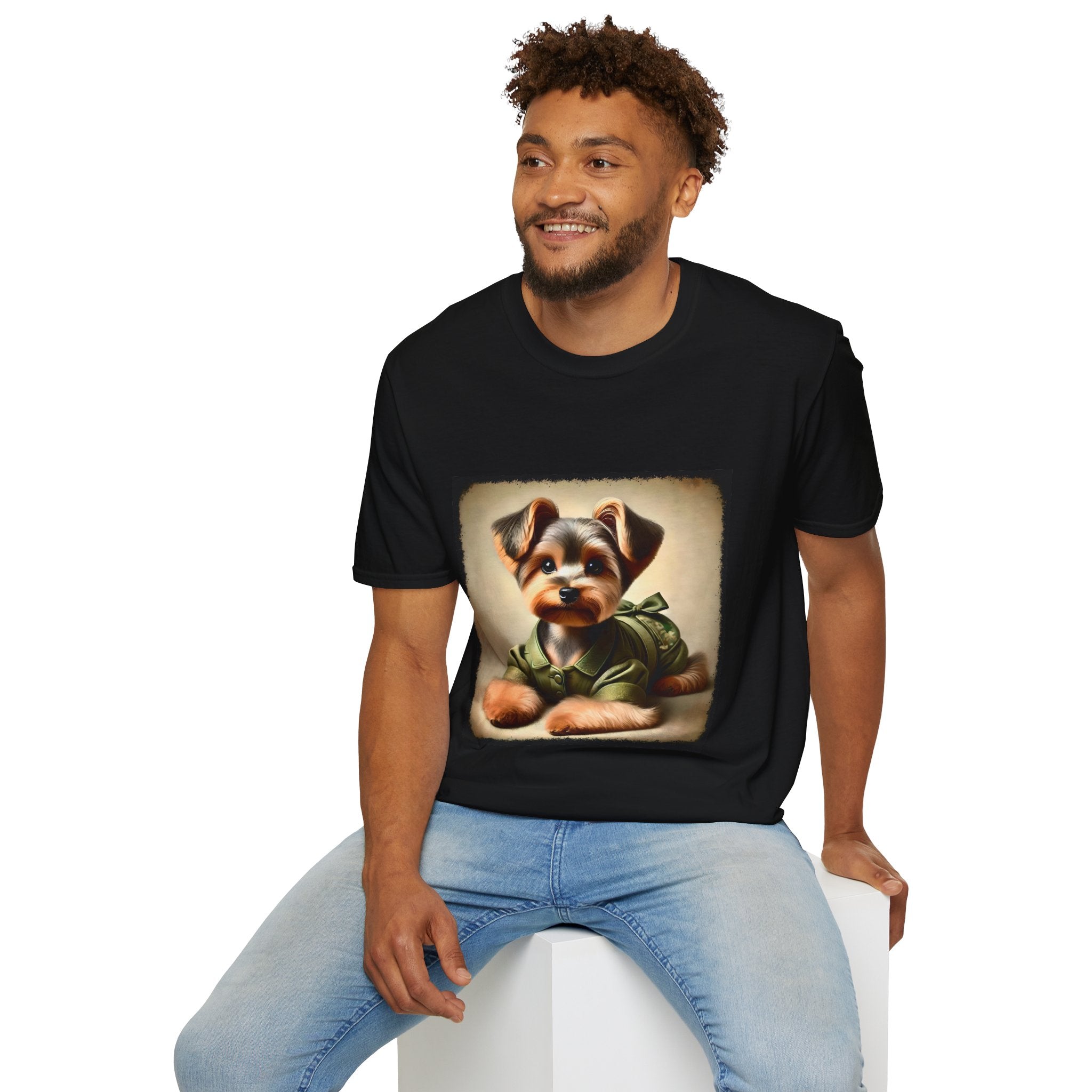 Yorkshire Terrier Camo Doll | Unisex Dog T-Shirt