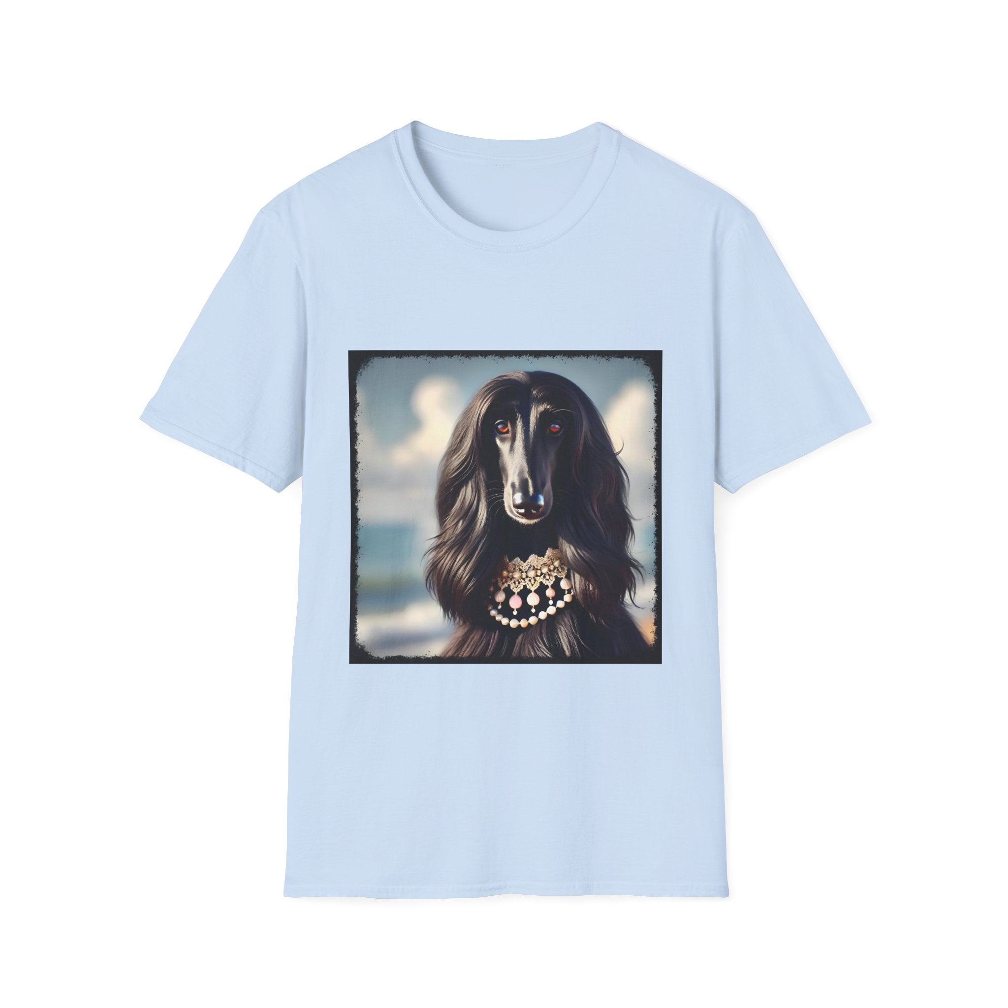 Afghan Hound Beach Bombshell | Unisex Dog T-Shirt