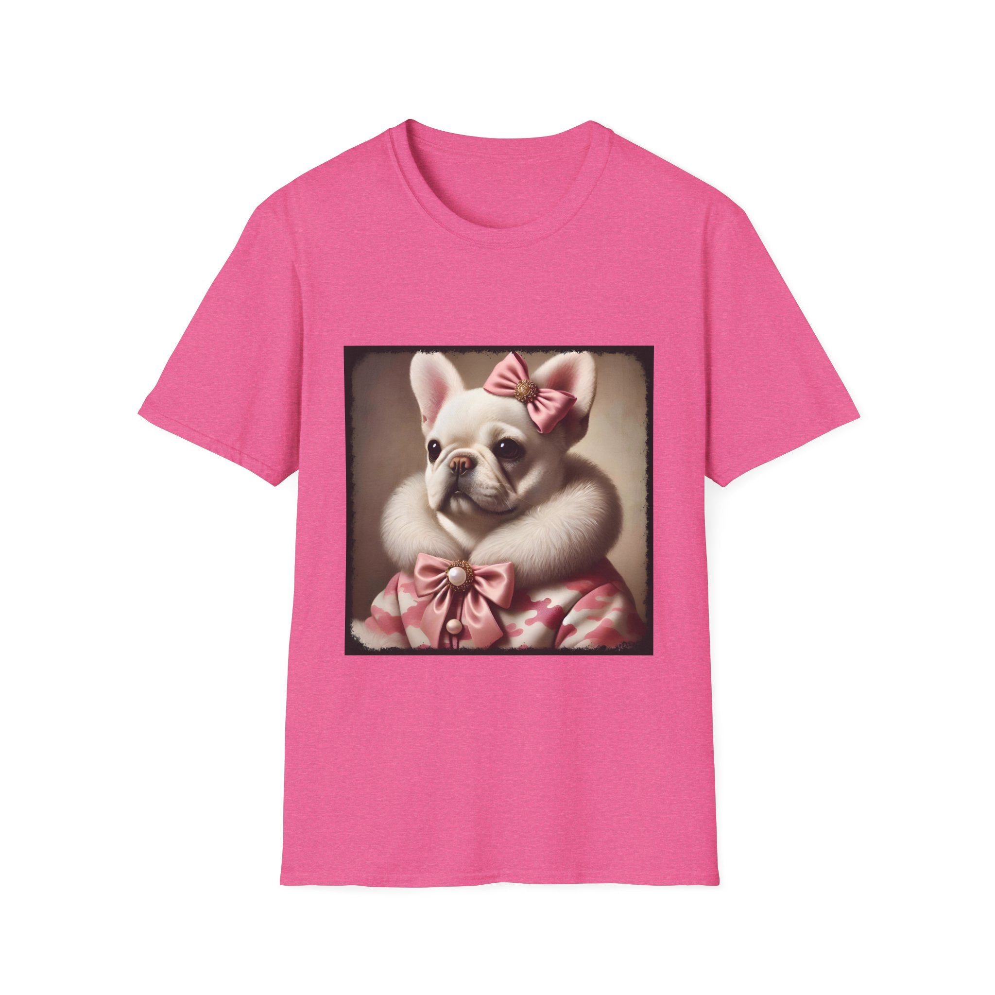 French Bulldog Camo Snow Princess | Unisex Softstyle T-Shirt
