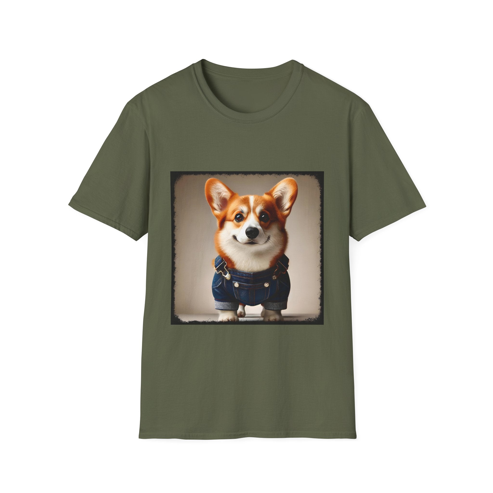 Pembroke Welsh Corgi Denim Dream | Unisex Dog T-Shirt