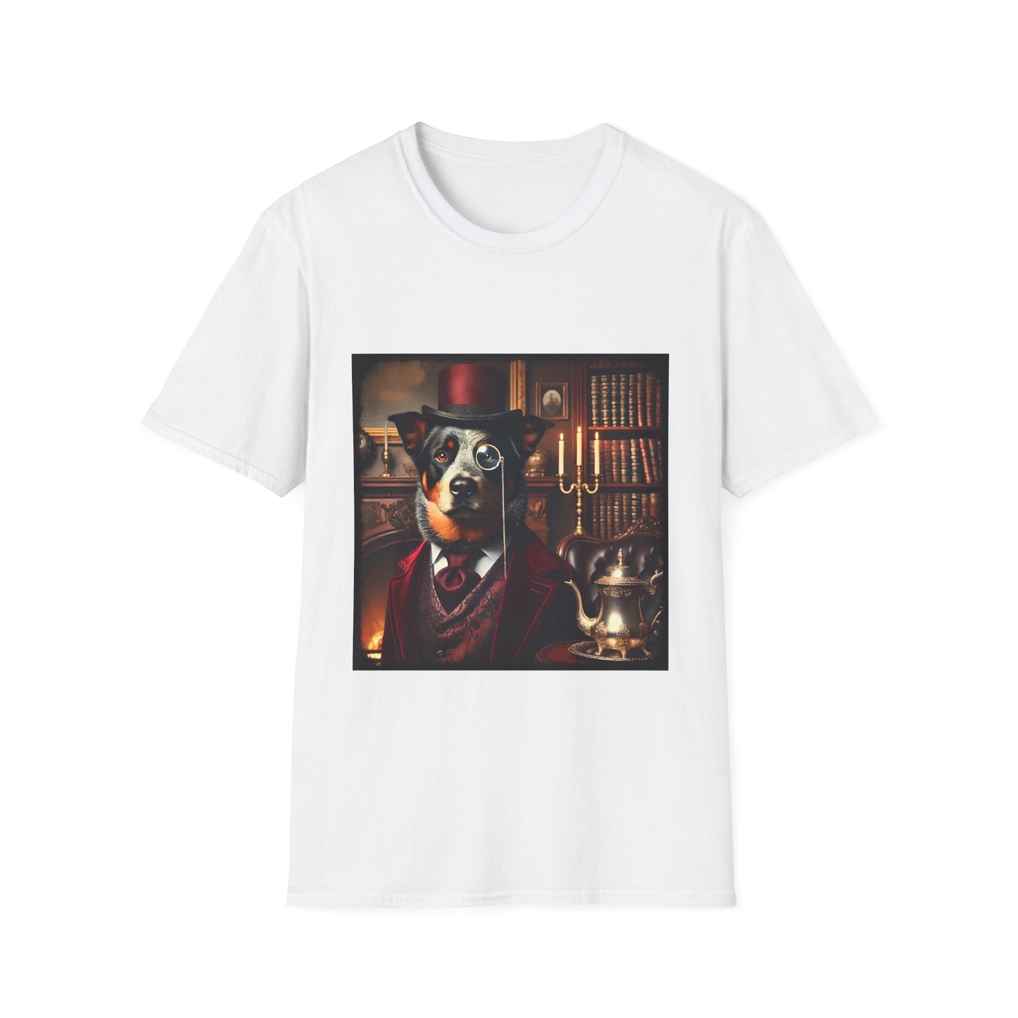 Australian Cattle Dog Mister Monacle | Unisex Dog T-Shirt