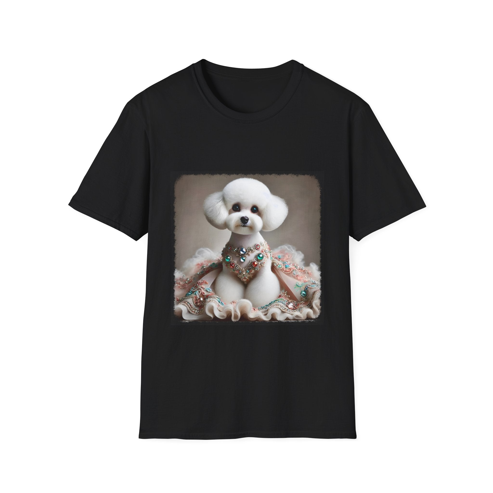 Bichon Frise Jeweled Beauty | Unisex Dog T-Shirt