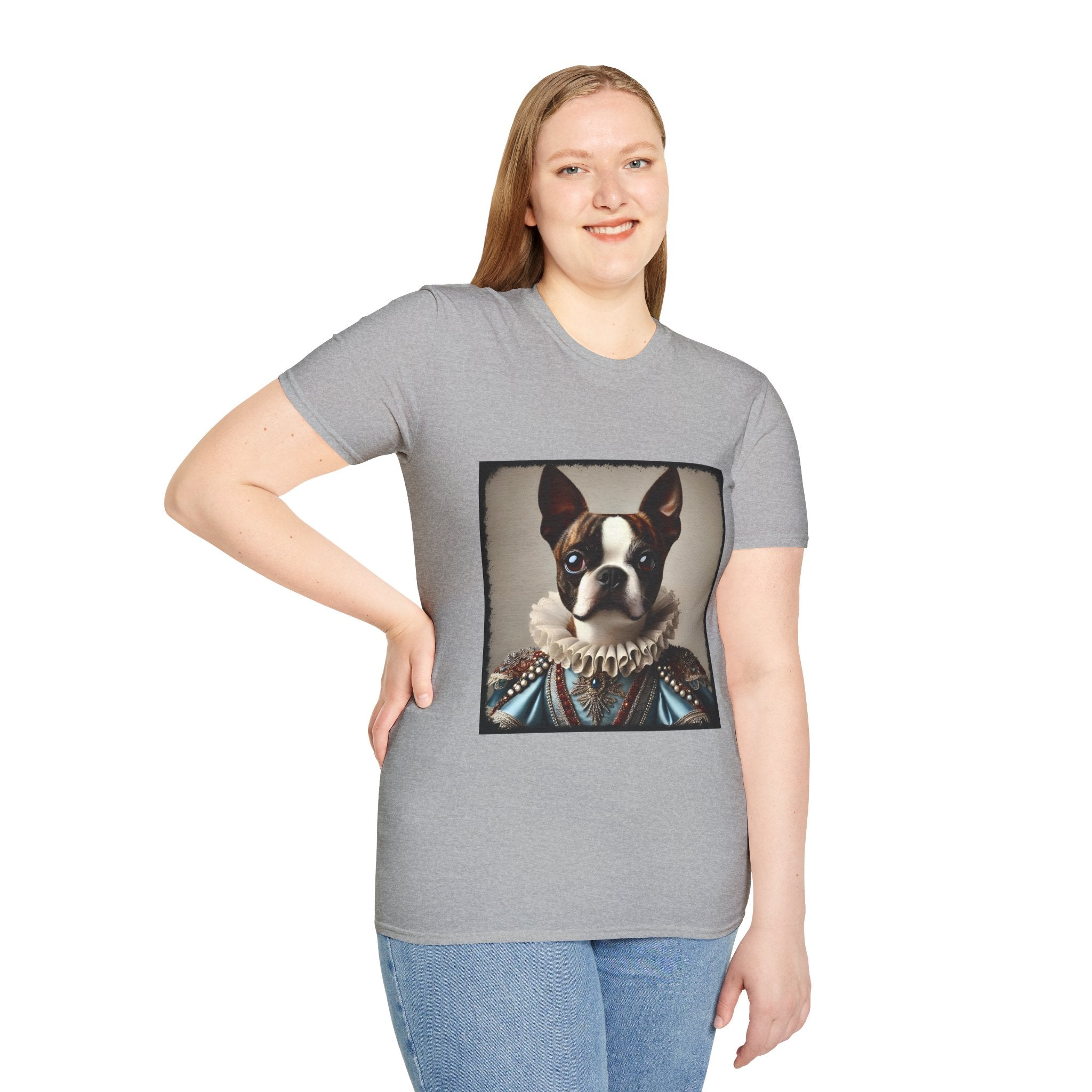 Boston Terrier Bougie Brindle | Unisex Dog T-Shirt