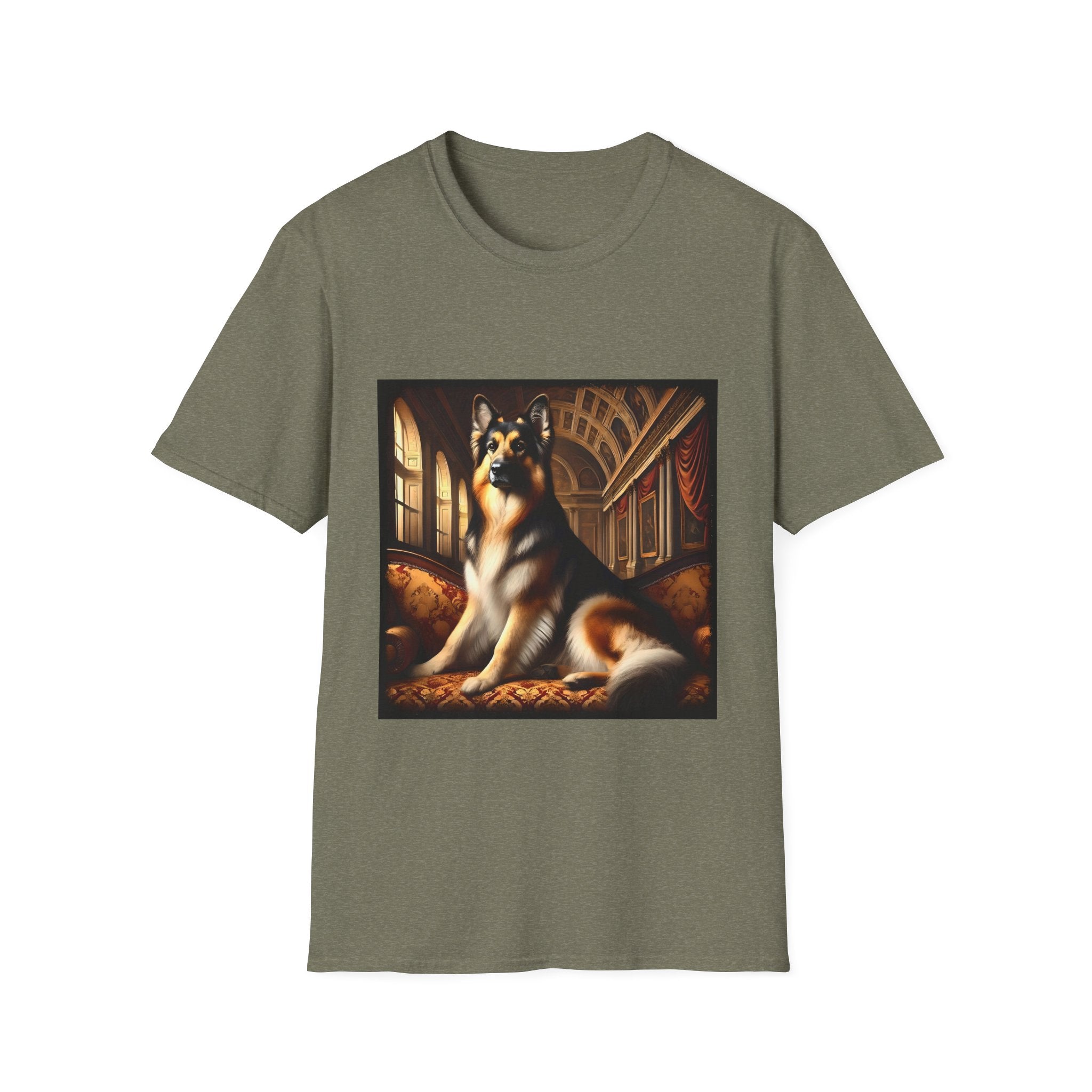 German Shepherd Dashing Duke | Unisex Dog T-Shirt