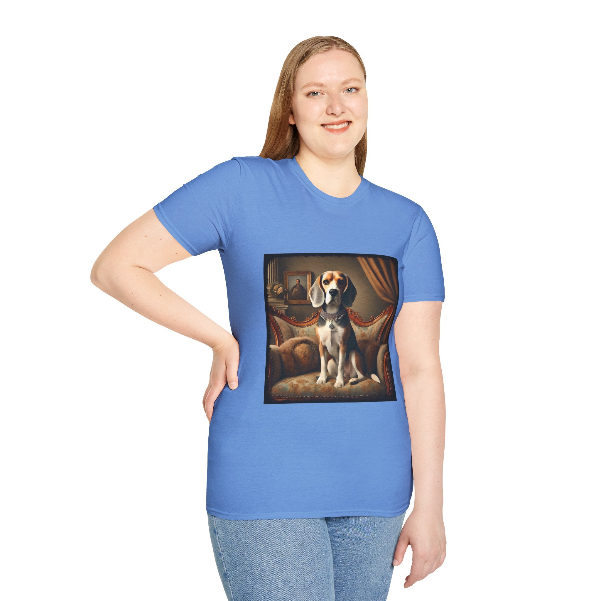 Beagle Princess Blue | Unisex Dog T-Shirt