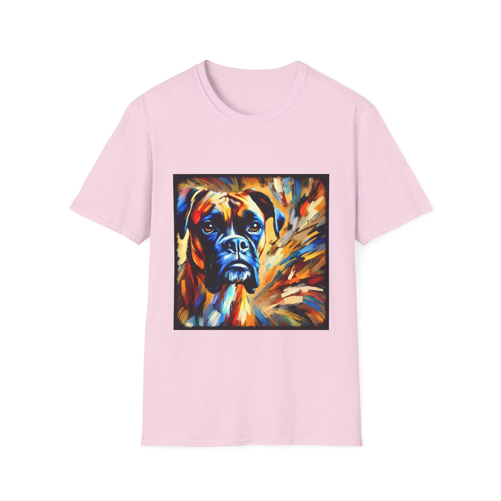 Boxer Sunburst Swirl  | Unisex Dog T-Shirt