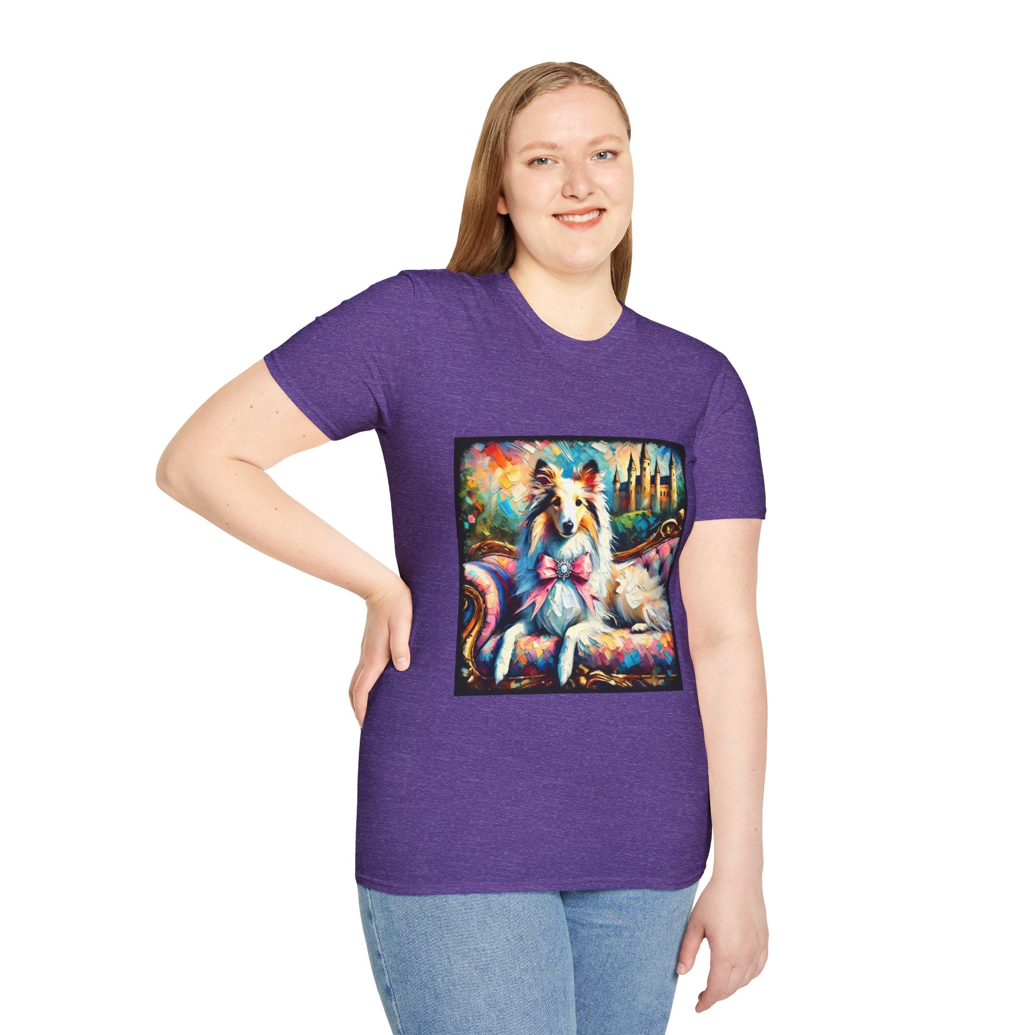 Collie Diamond Princess Classic | Unisex Dog T-Shirt