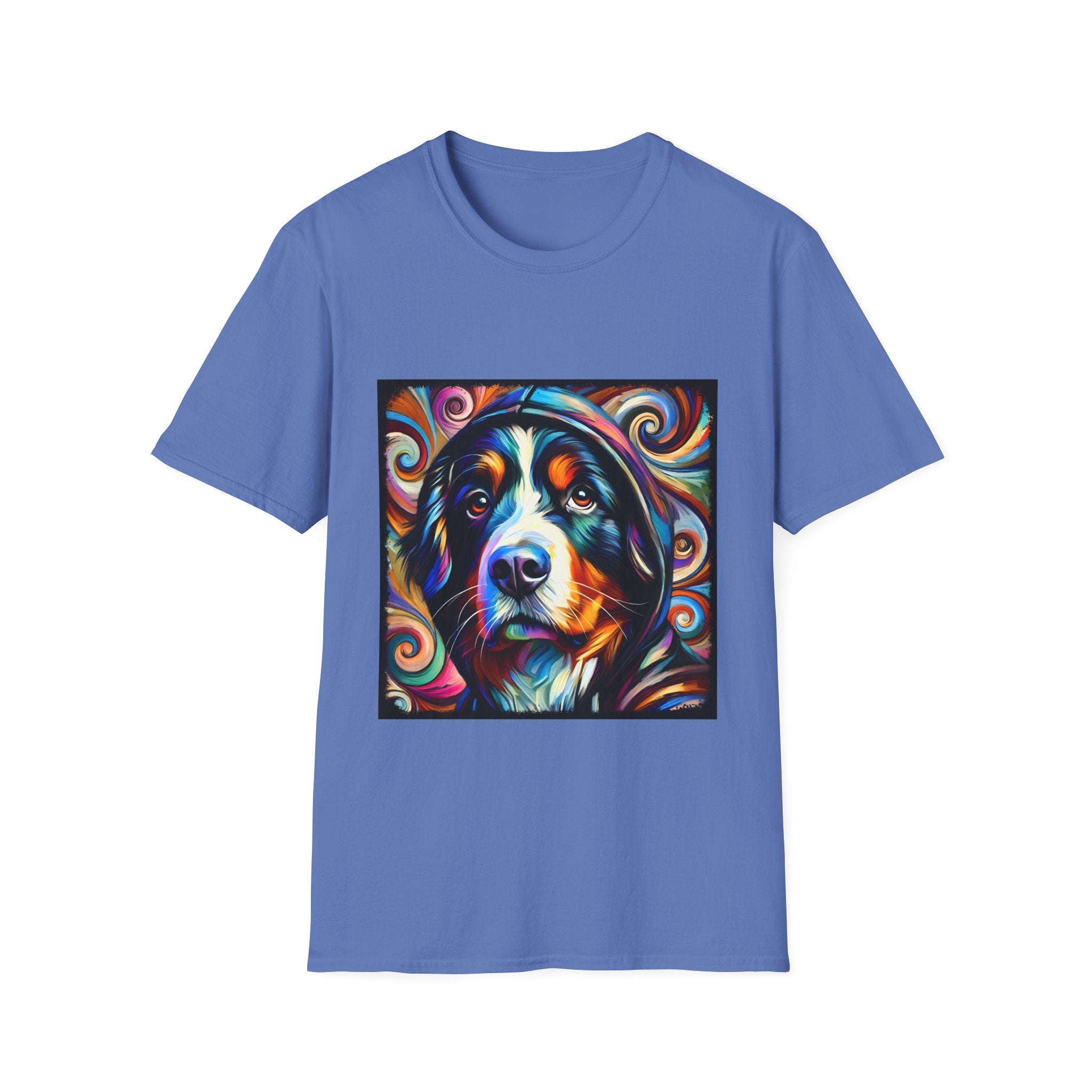 Bernese Mountain Dog Relaxed Swirl | Unisex Dog T-Shirt