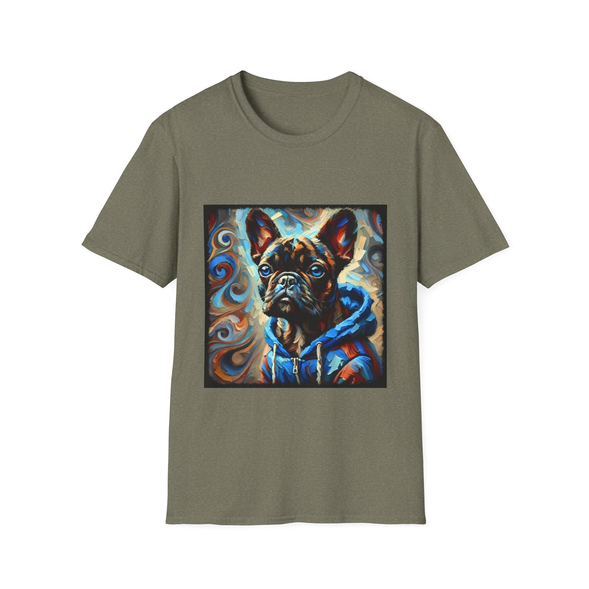 French Bulldog Brindle Bruh Swirl | Unisex Dog T-Shirt