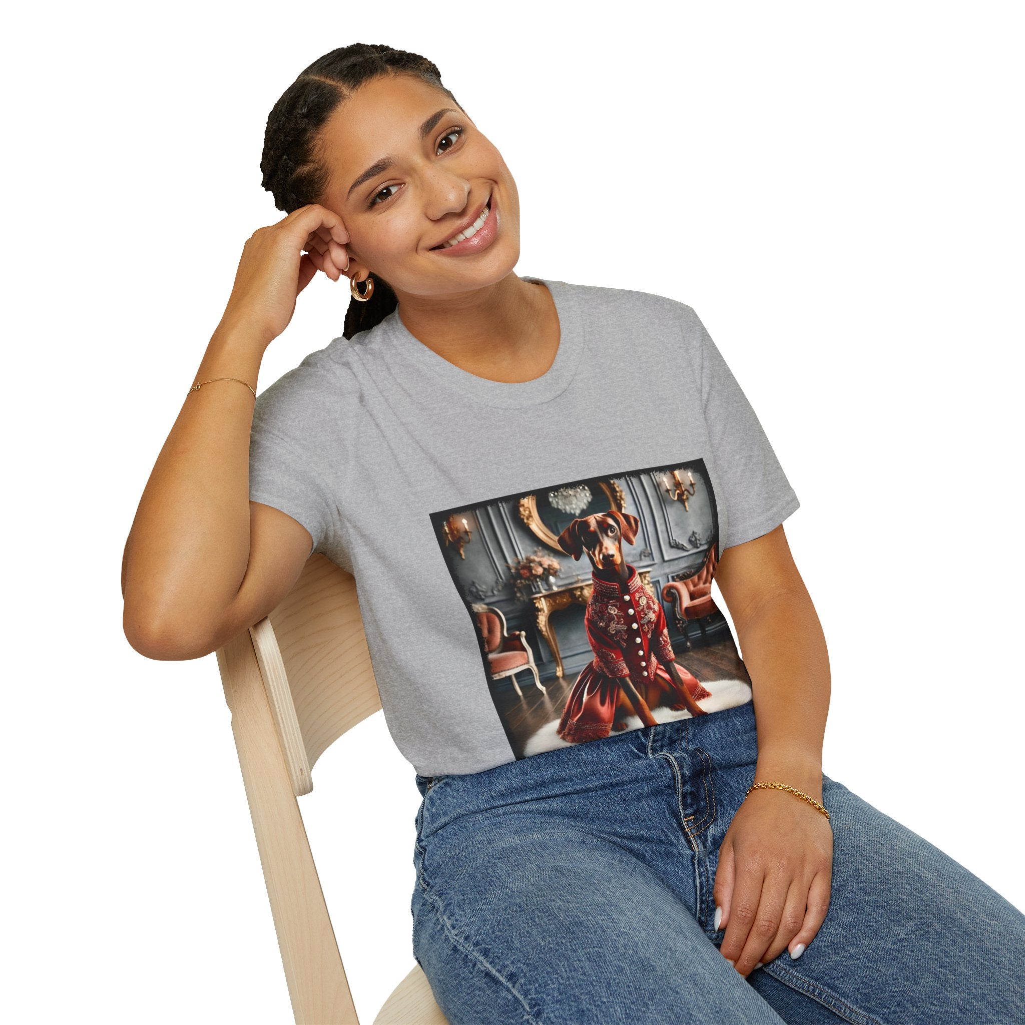 Doberman Pinscher Velvet Vixen | Unisex Dog T-Shirt