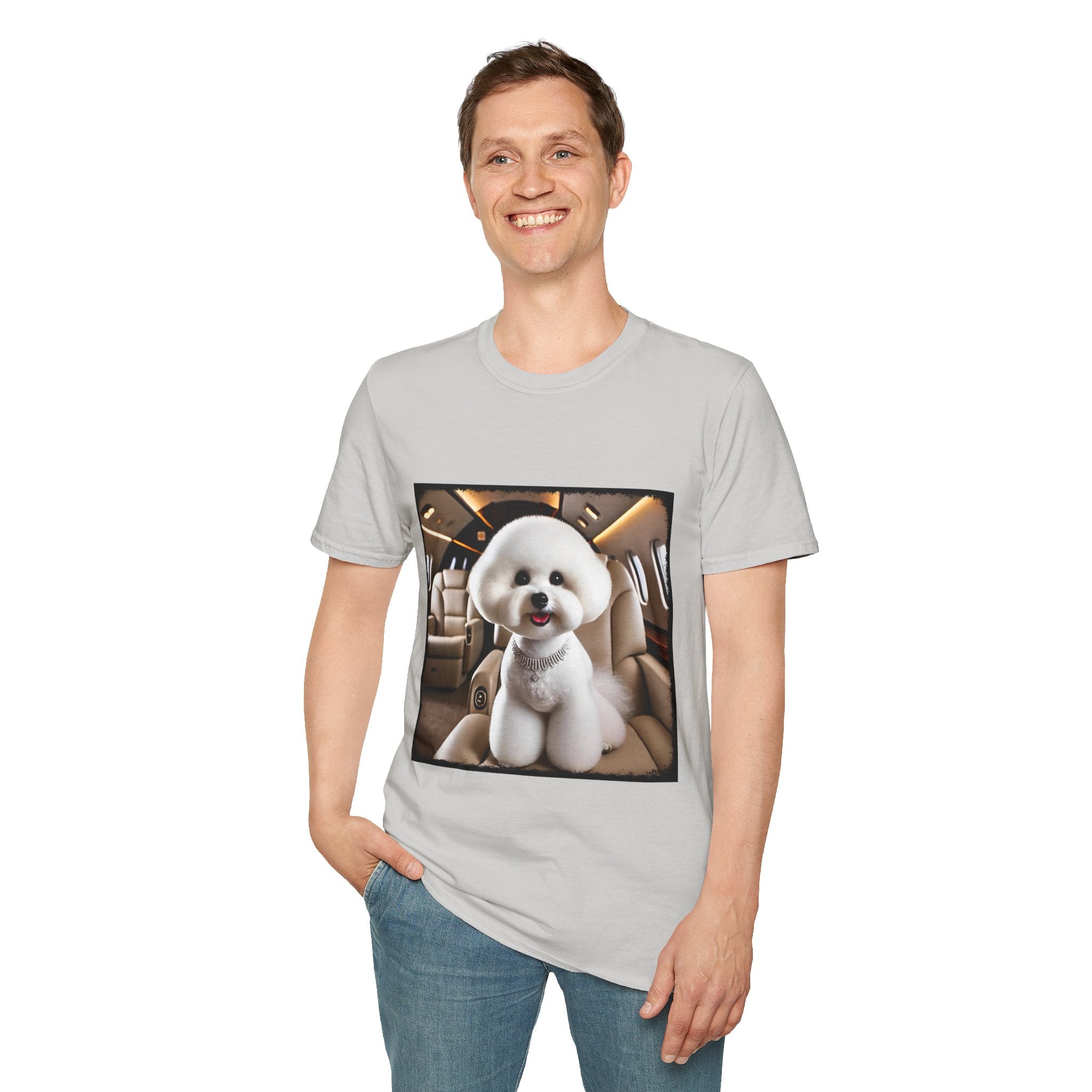 Bichon Frise Friendly Flier | Unisex Dog T-Shirt
