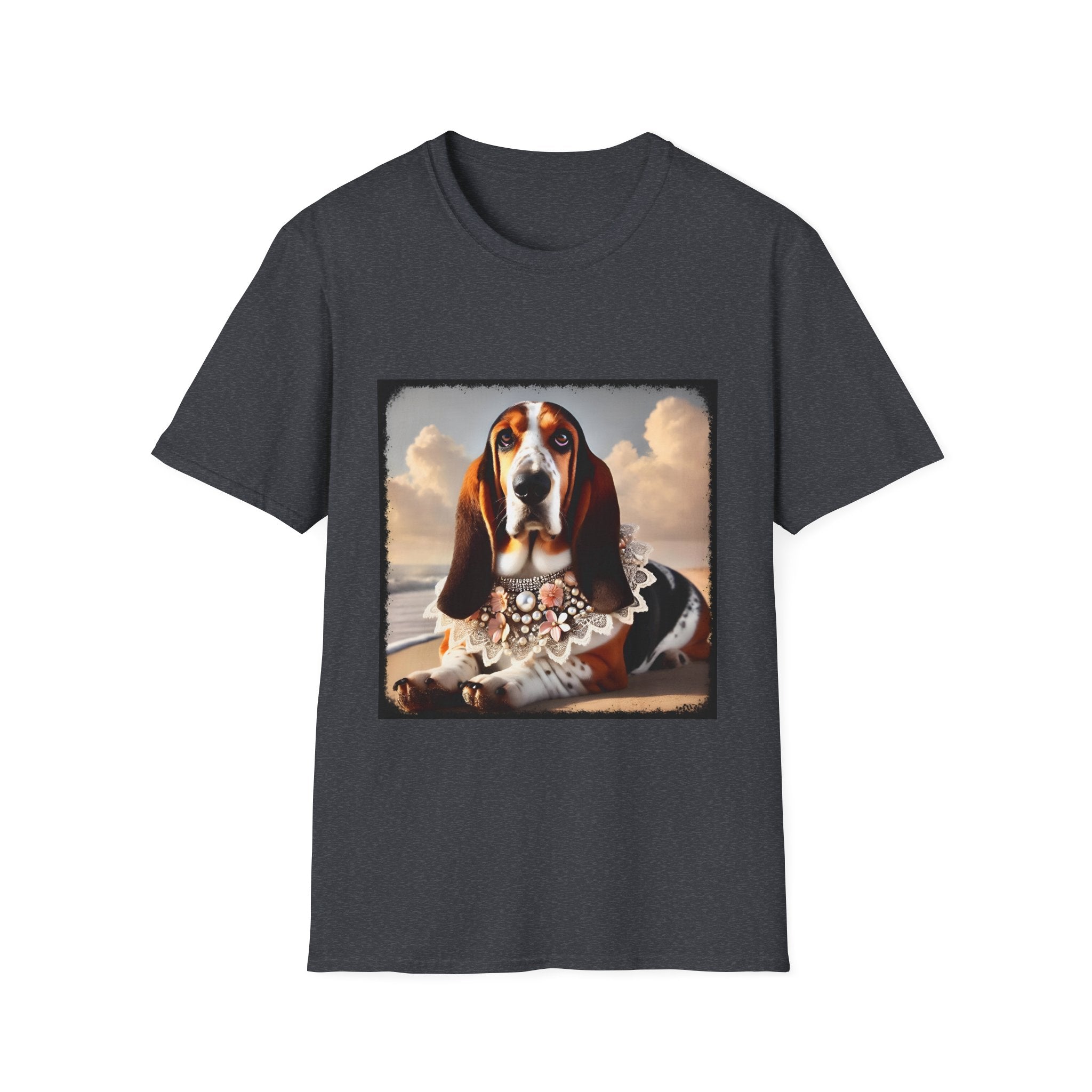 Basset Hound Beach Beauty | Unisex Dog T-Shirt