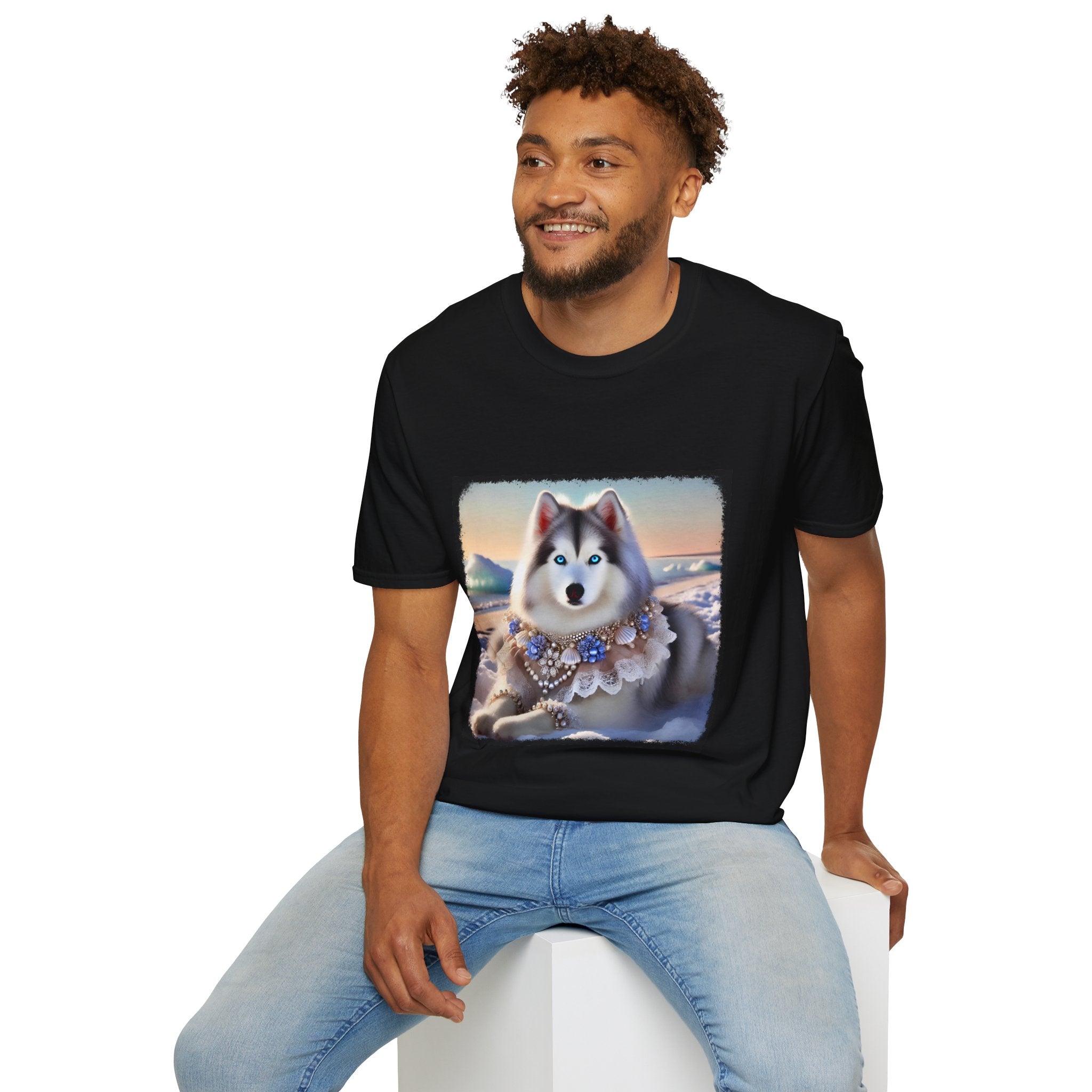 Siberian Husky Snow Princess | Unisex Dog T-Shirt