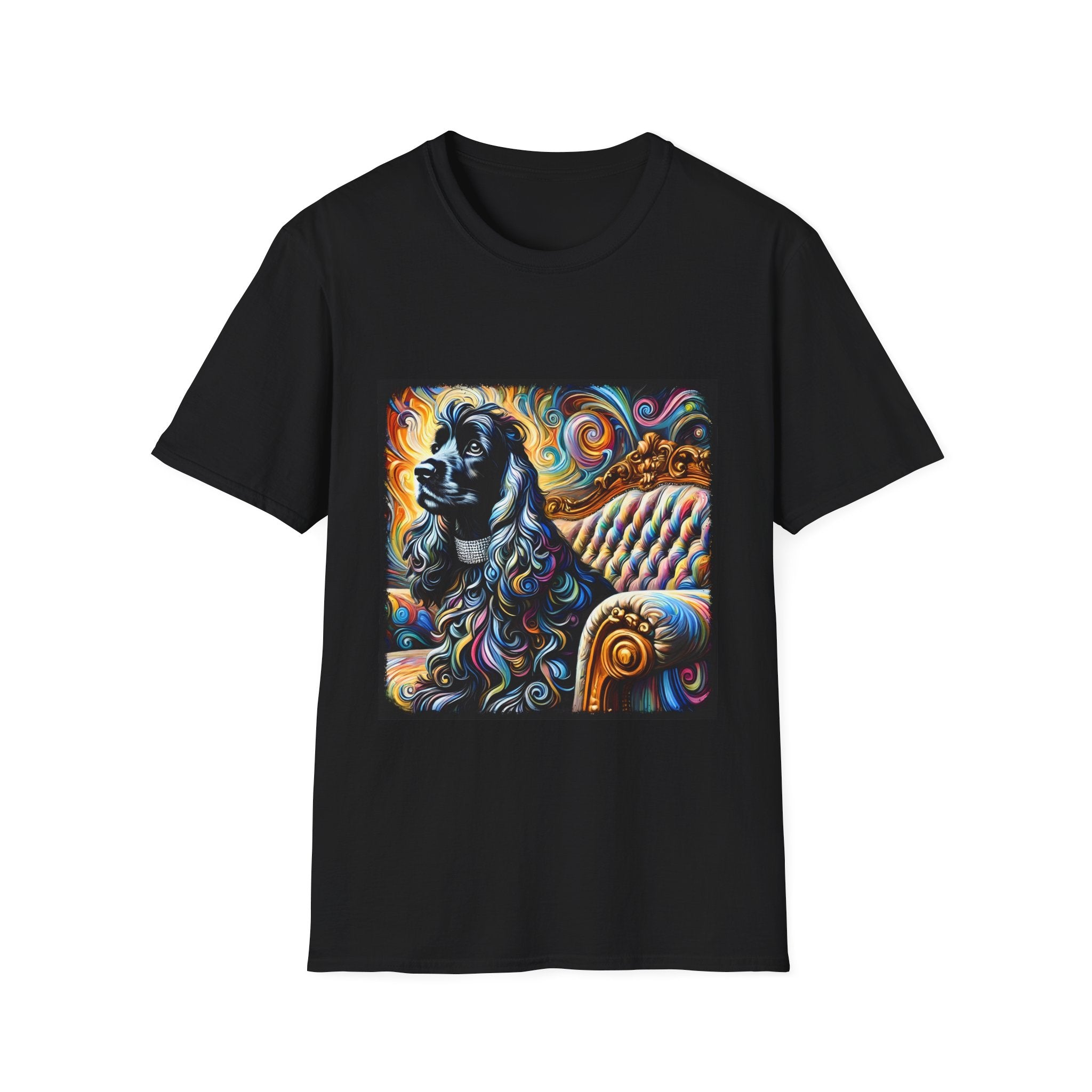 Cocker Spaniel Bold Swirl | Unisex Dog T-Shirt