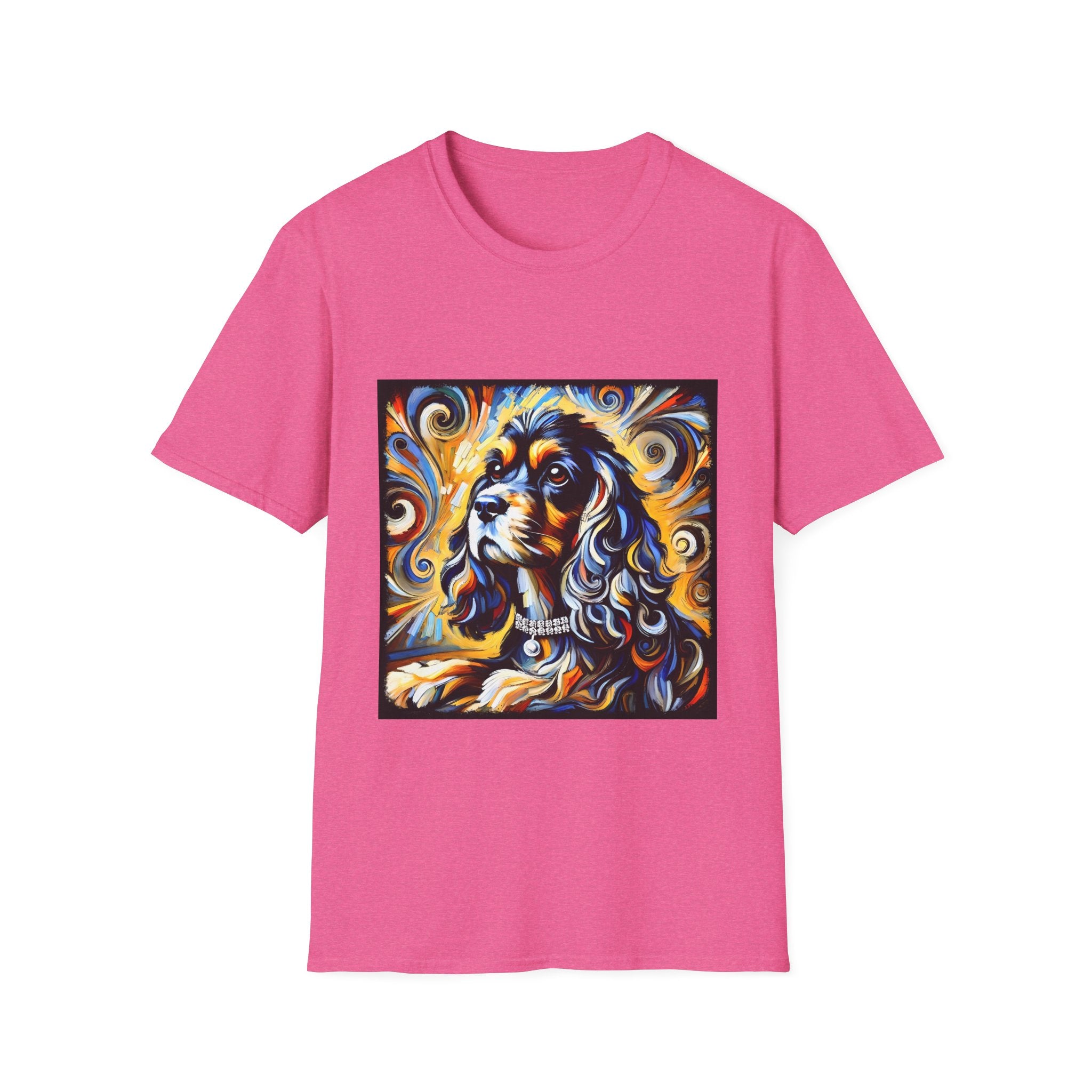 Cocker Spaniel Sun Swirl | Unisex Dog T-Shirt