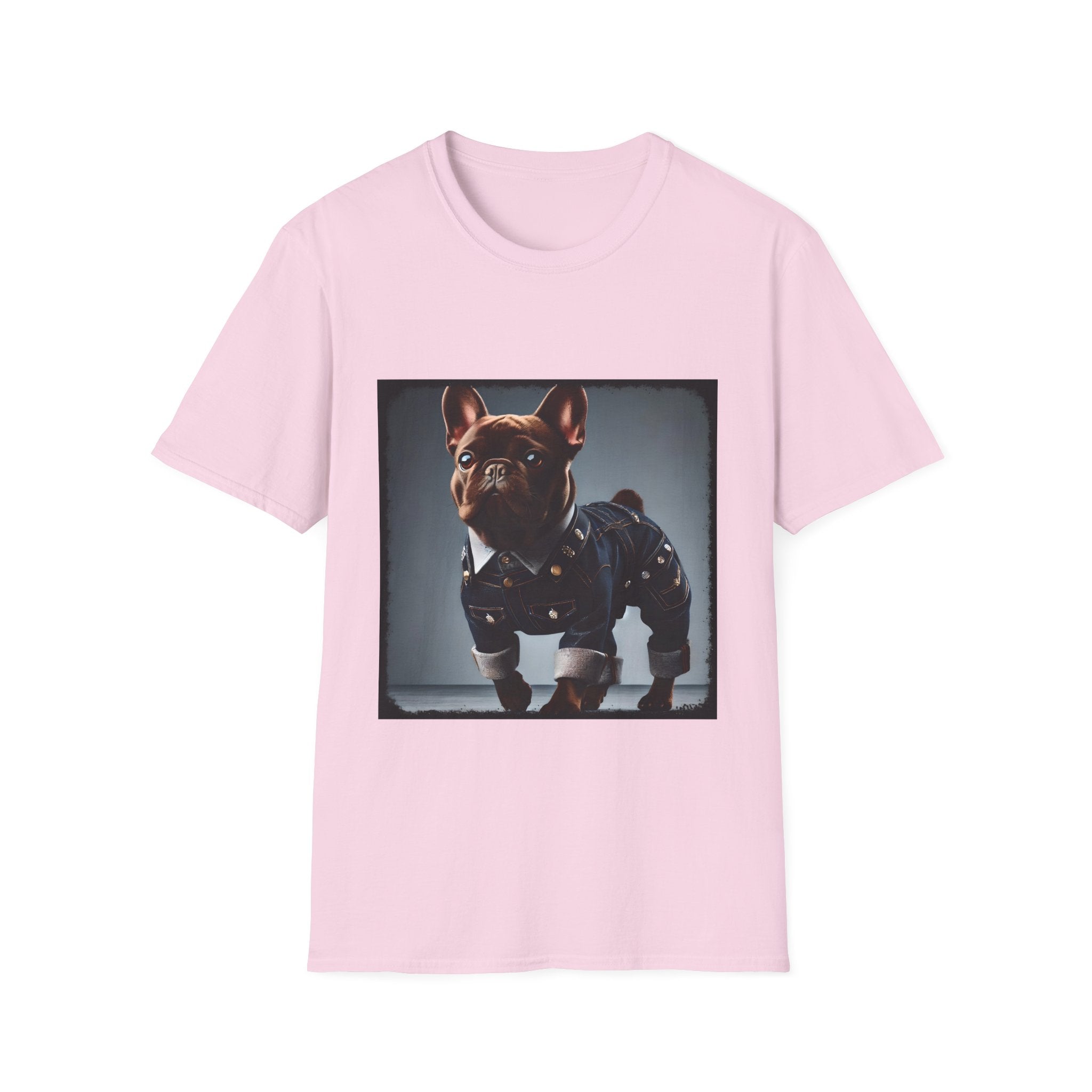 French Bulldog Denim Doll | Unisex Dog T-Shirt