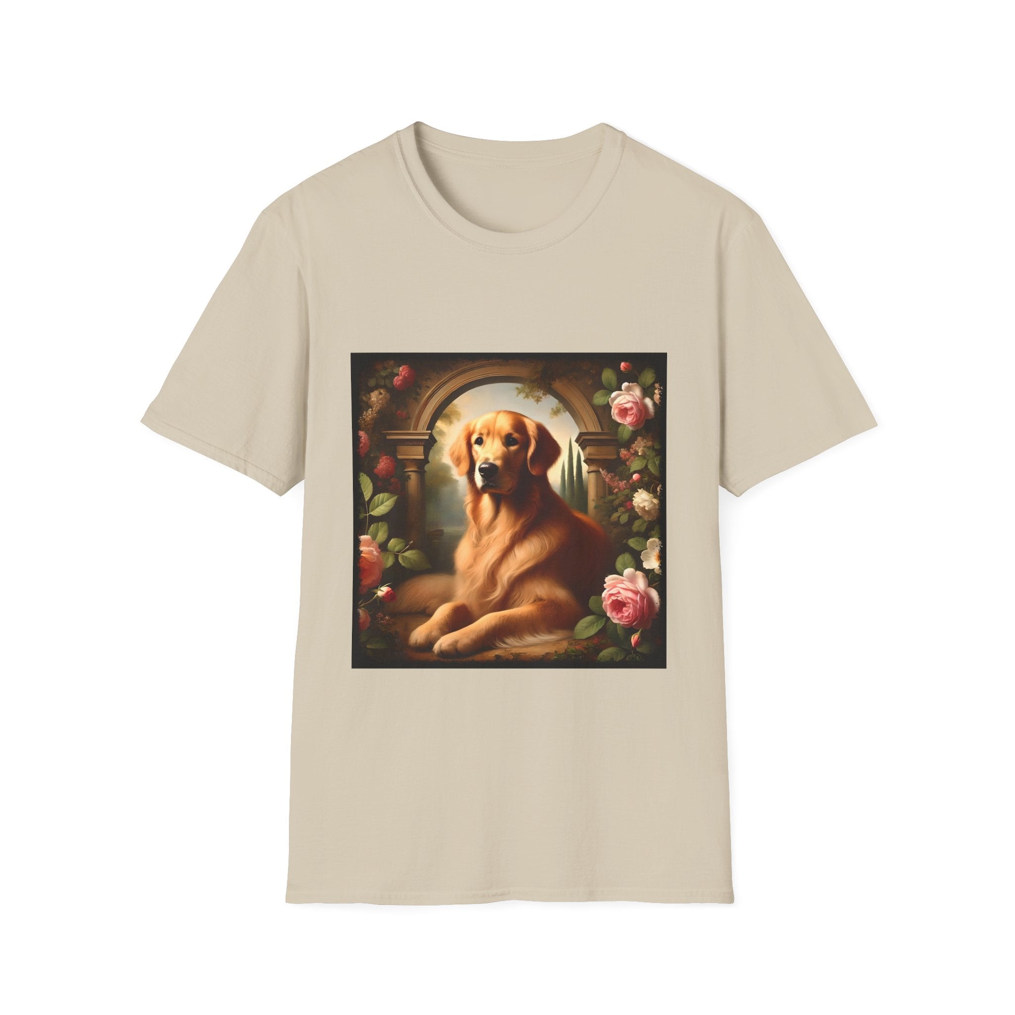 Golden Retriever Rose Classic | Unisex Dog T-Shirt