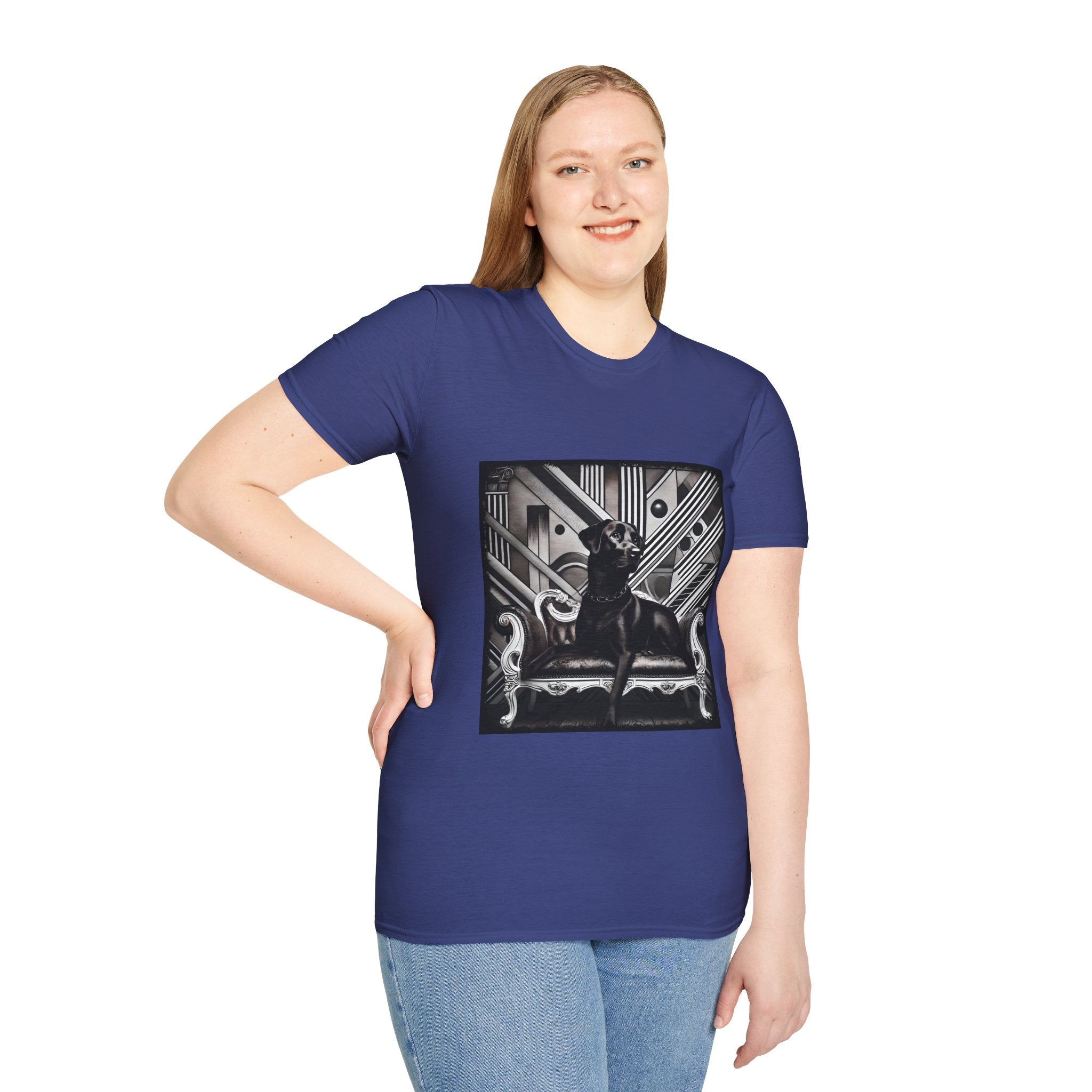 Labrador Retriever B&W Rebel | Unisex Dog T-Shirt
