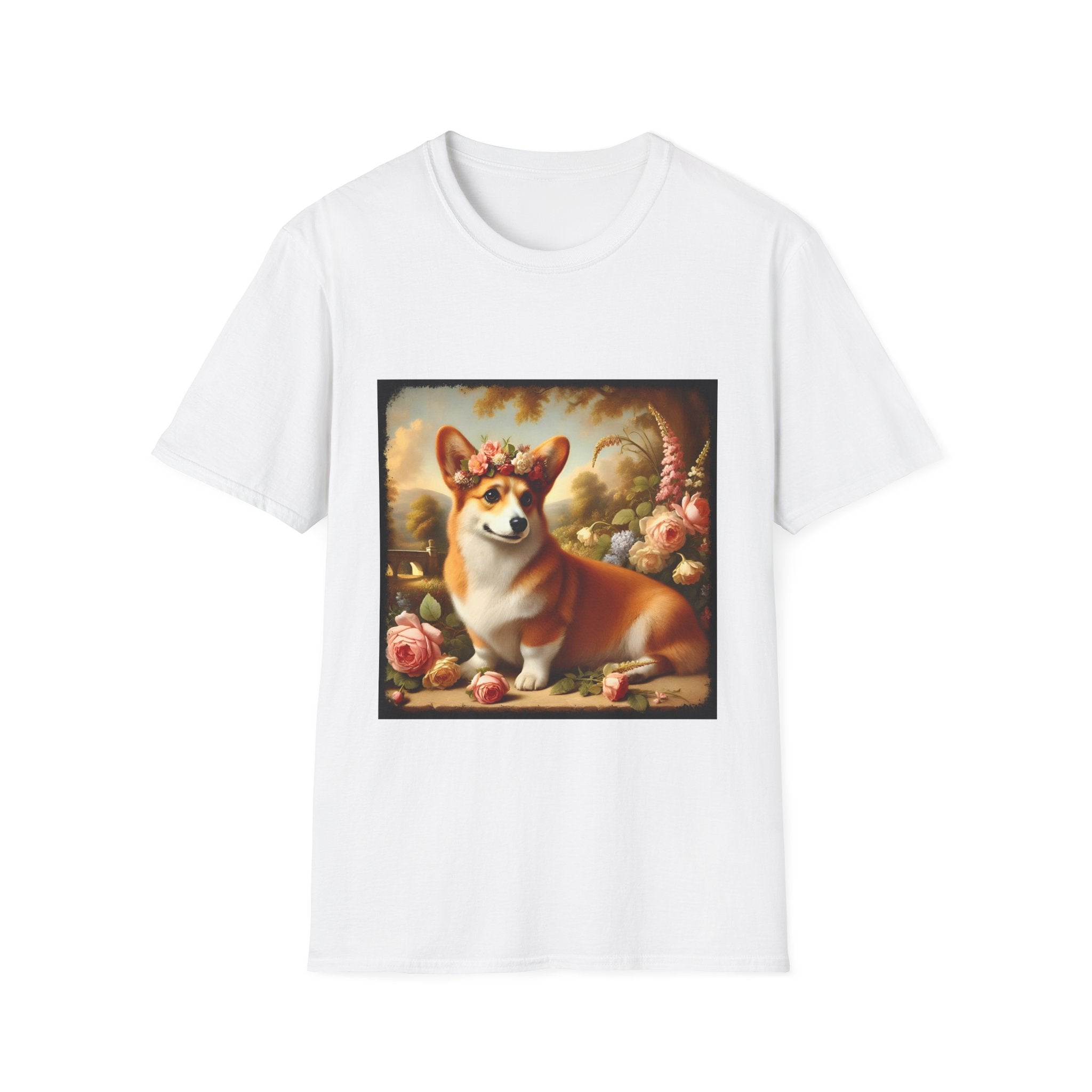 Pembroke Welsh Corgi Botanical Beauty | Unisex Dog T-Shirt