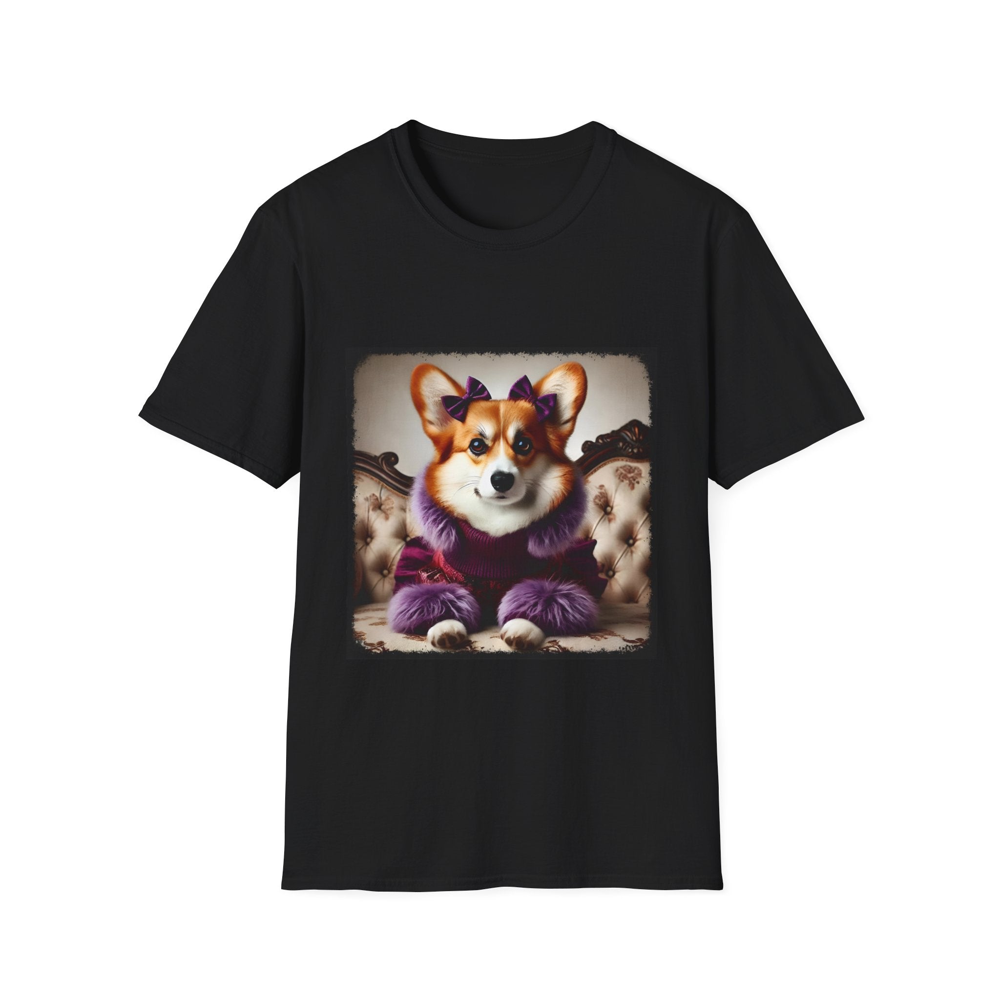 Pembroke Welsh Corgi Purple Pawfluencer | Unisex Dog T-Shirt