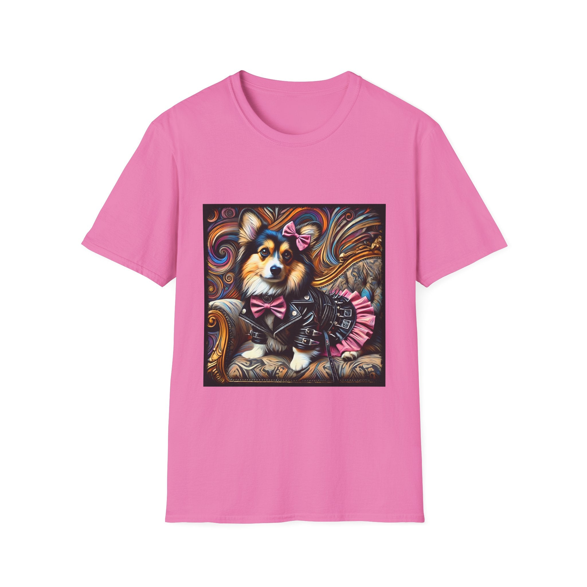 Pembroke Welsh Corgi Edgy Rocker II | Unisex Dog T-Shirt
