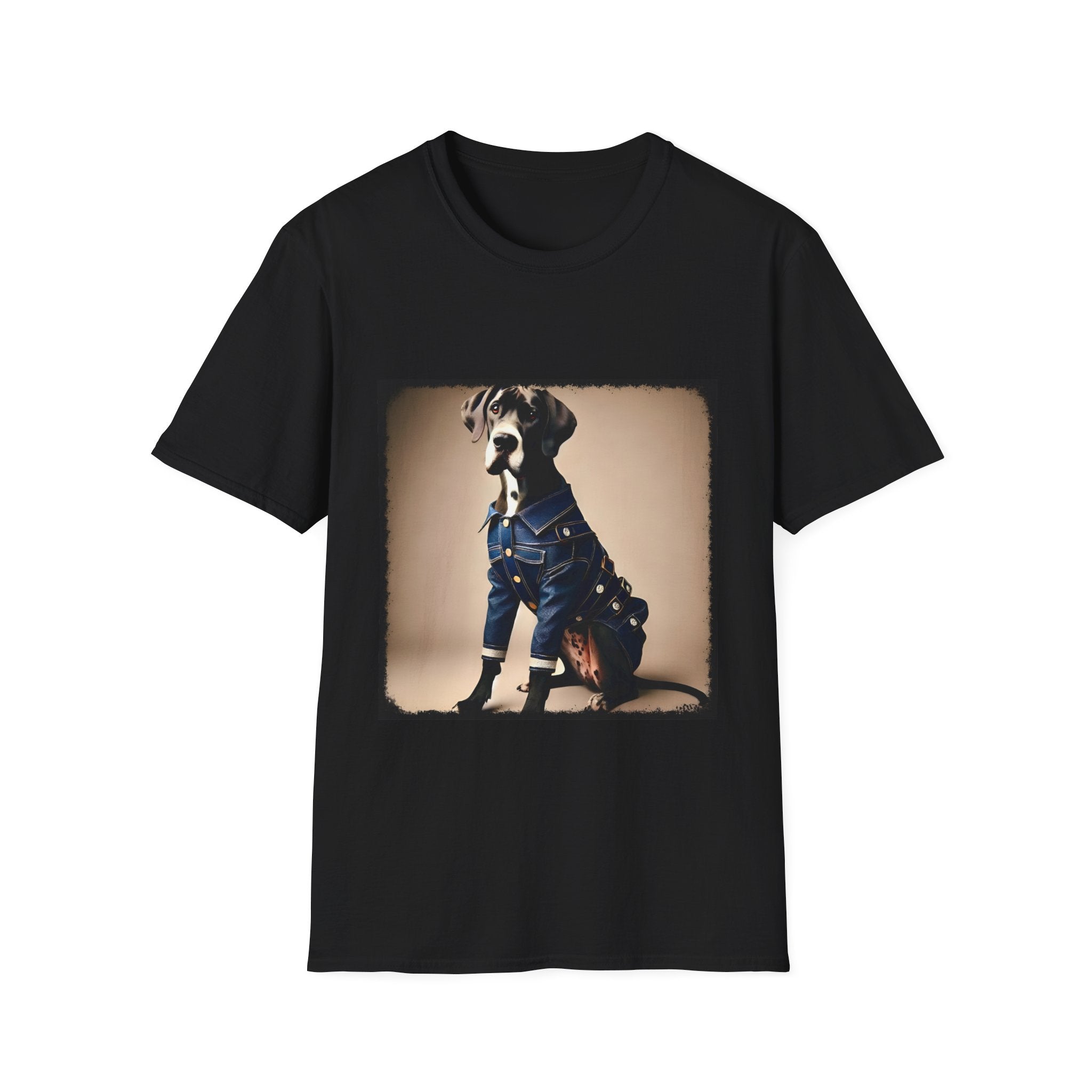 Great Dane Denim Mood | Unisex Dog T-Shirt