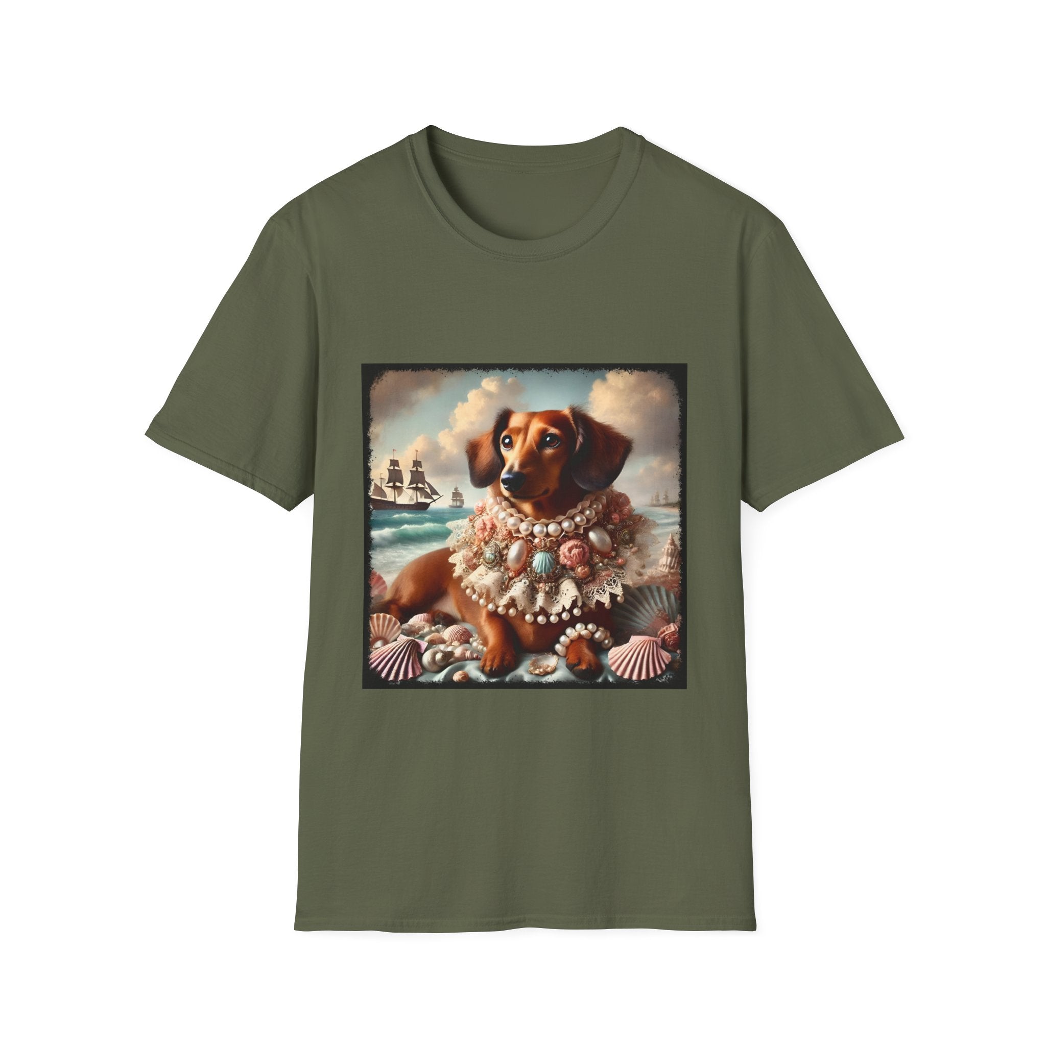Dachshund Ocean Muse | Unisex Dog T-Shirt