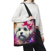 Bichon Frise Stunning Swirl | Dog Themed Tote Bag