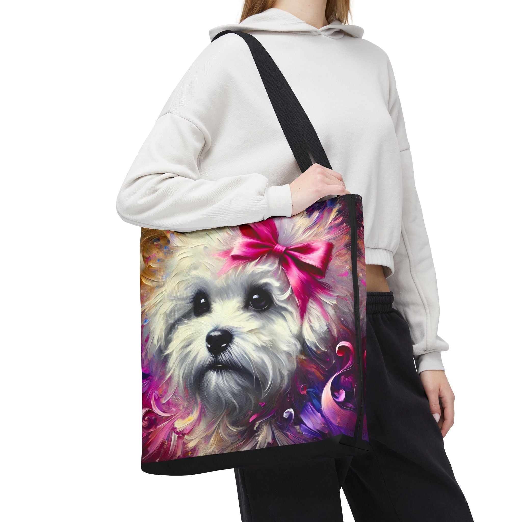 Bichon Frise Stunning Swirl | Dog Themed Tote Bag