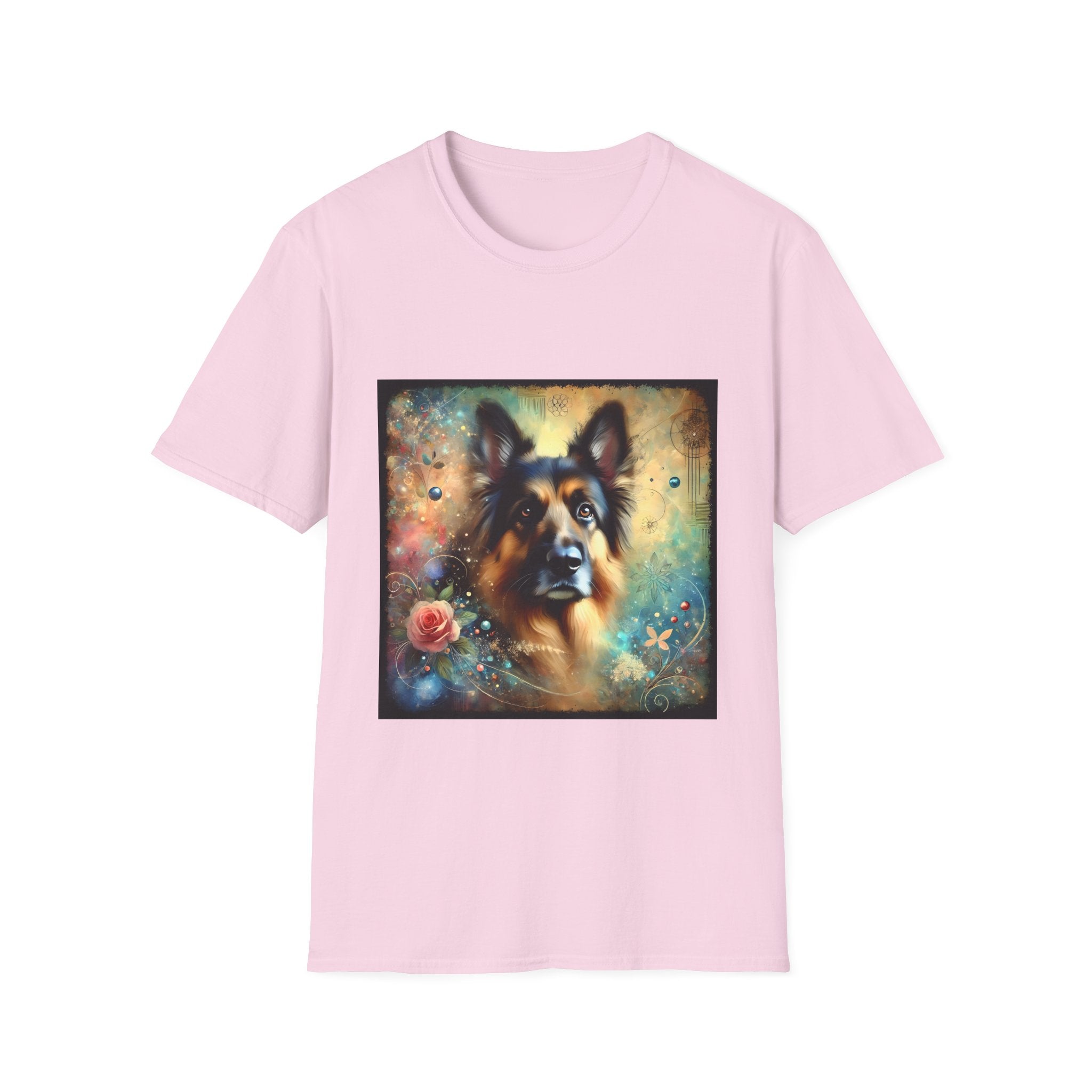 German Shepherd Rose Classic | Unisex Dog T-Shirt