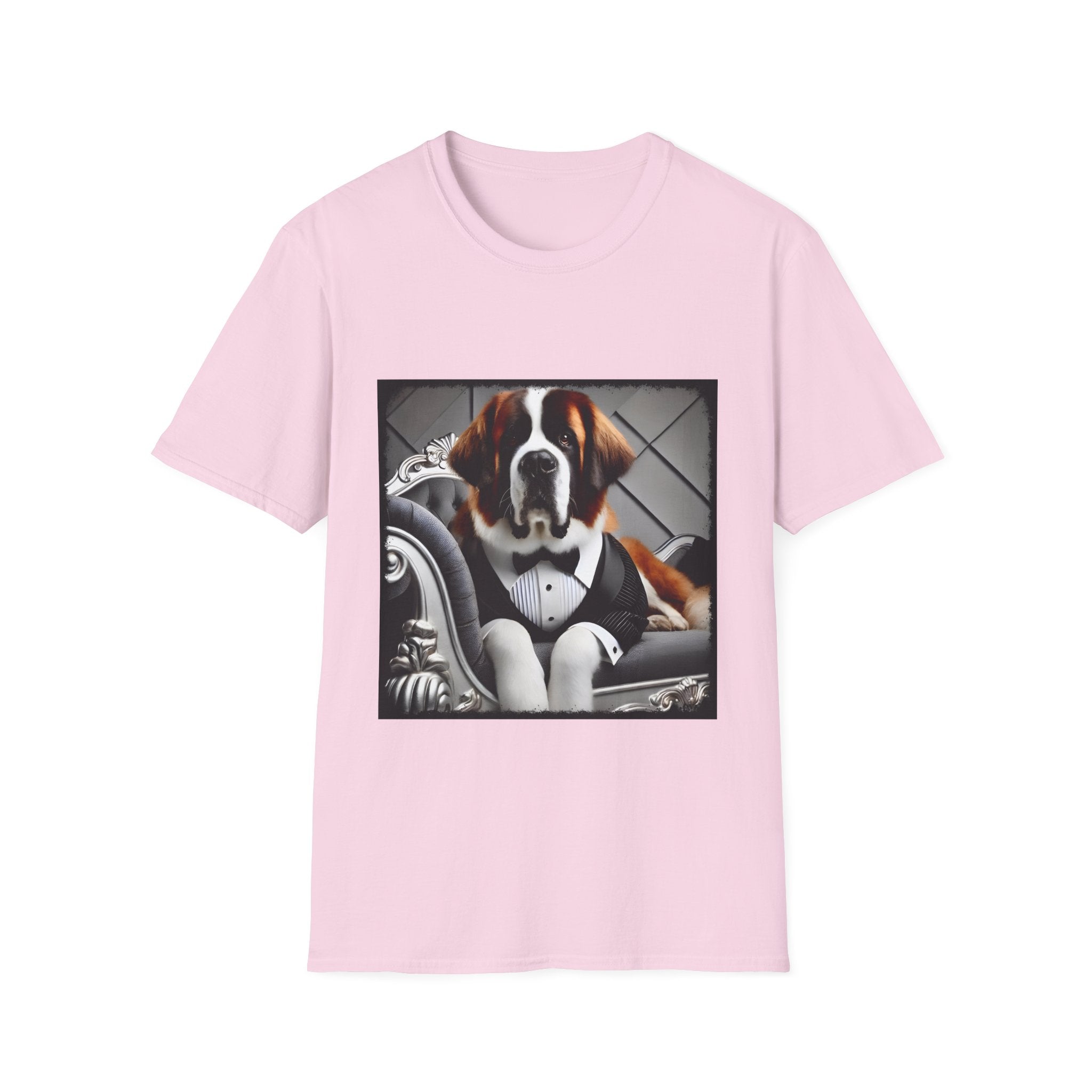 Saint Bernard Plush Pupstar | Unisex Dog T-Shirt