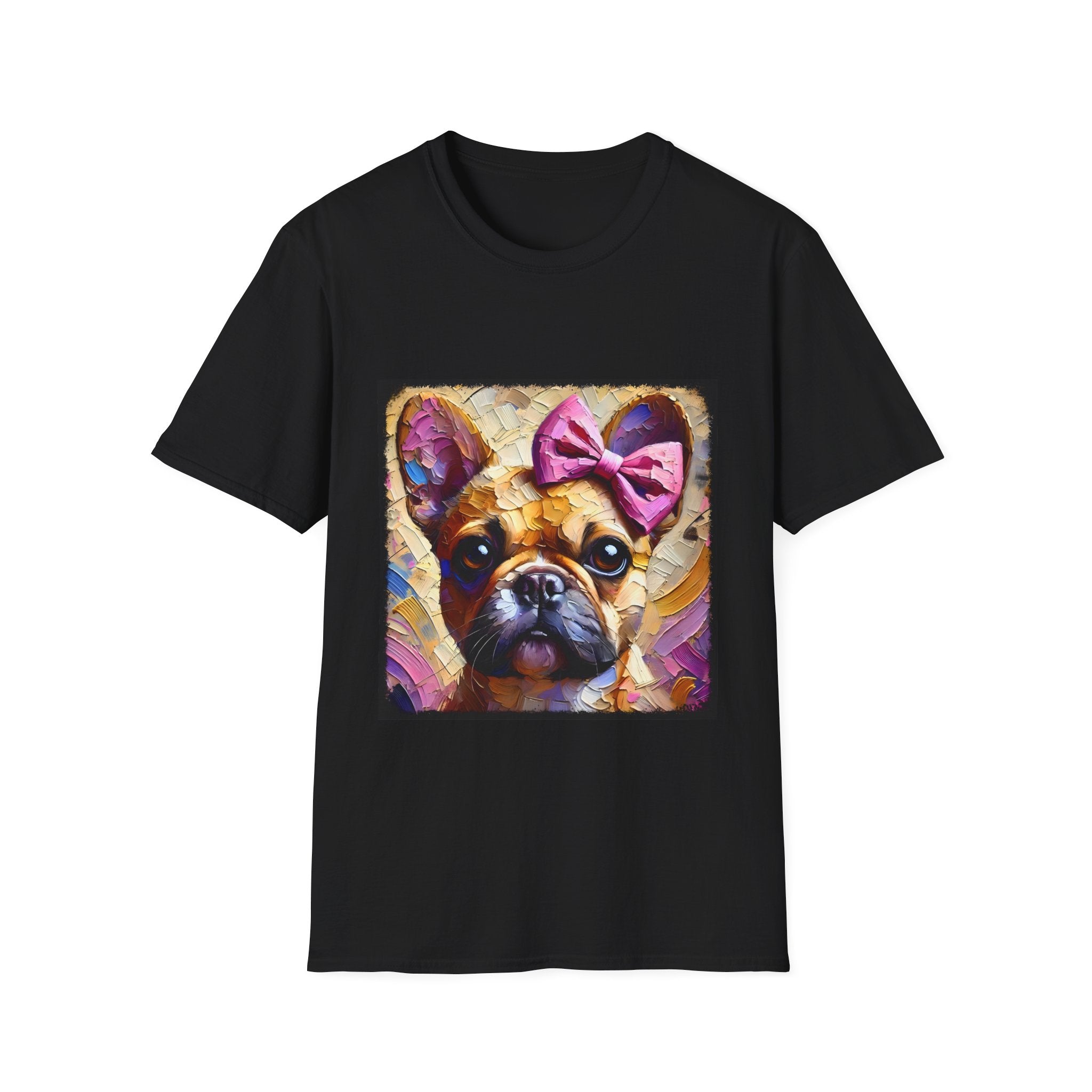 French Bulldog Textured Classic | Unisex Dog T-Shirt