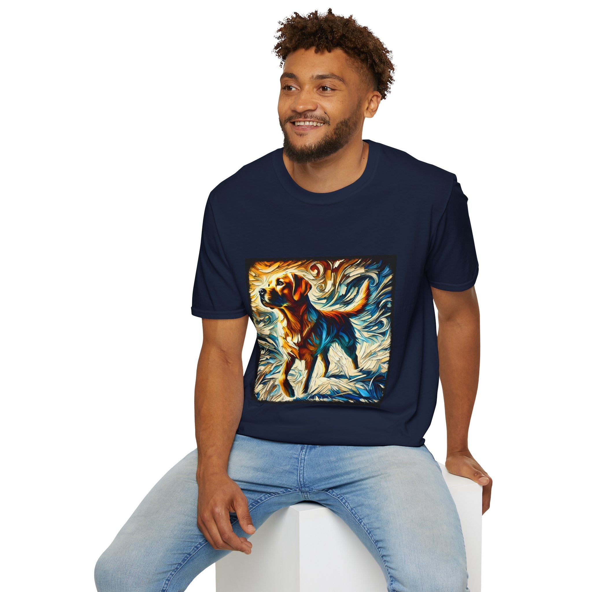 Labrador Retriever Sun Swirl | Unisex Dog T-Shirt