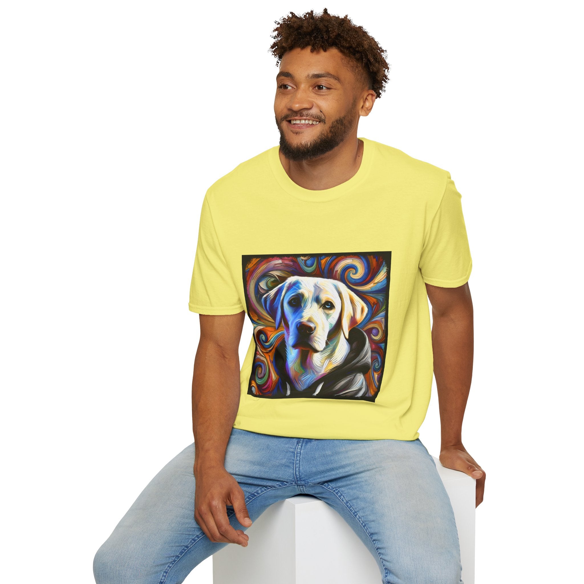 Labrador Retriever Relaxed Swirl | Unisex Dog T-Shirt