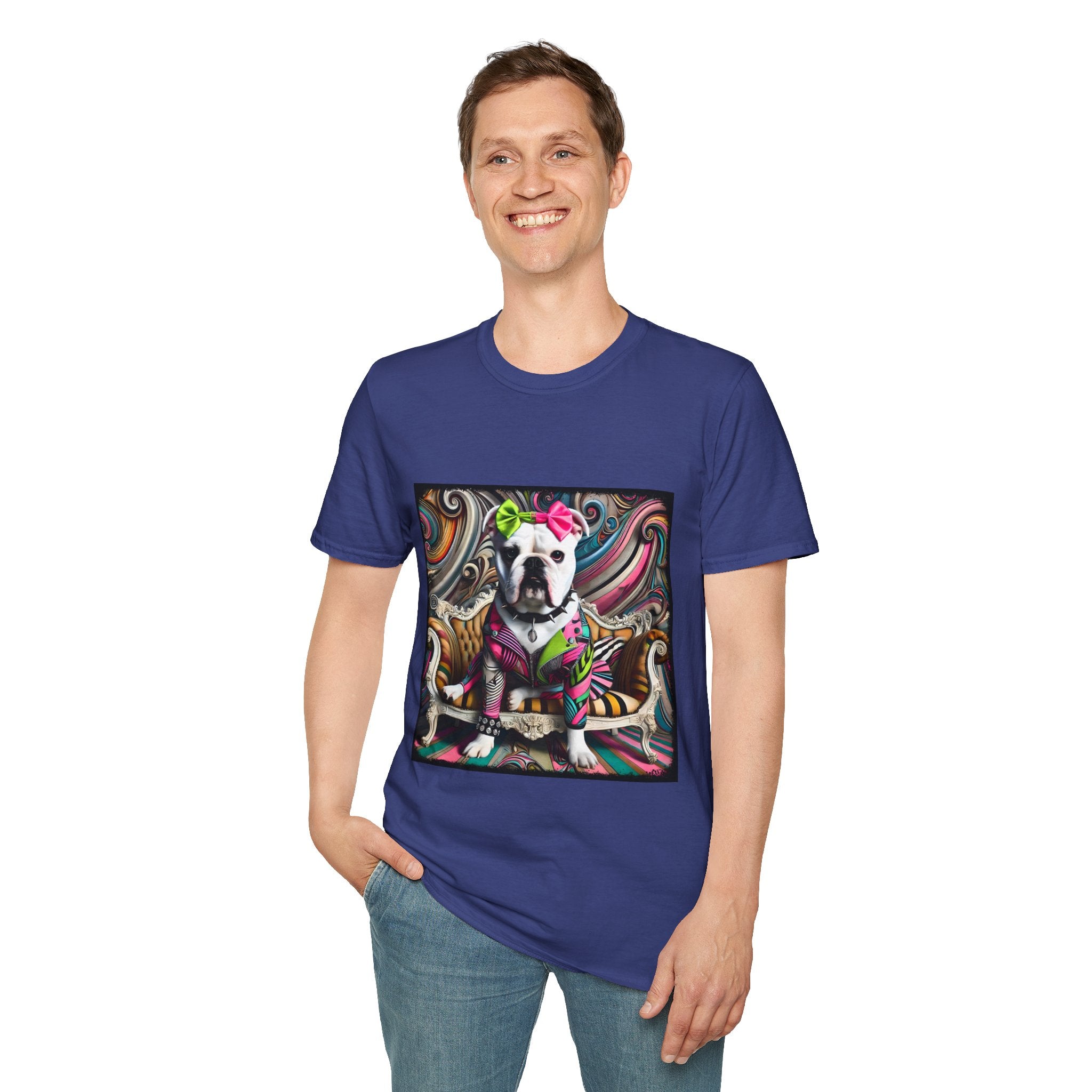 Bulldog Princess Rocker | Unisex Dog T-Shirt