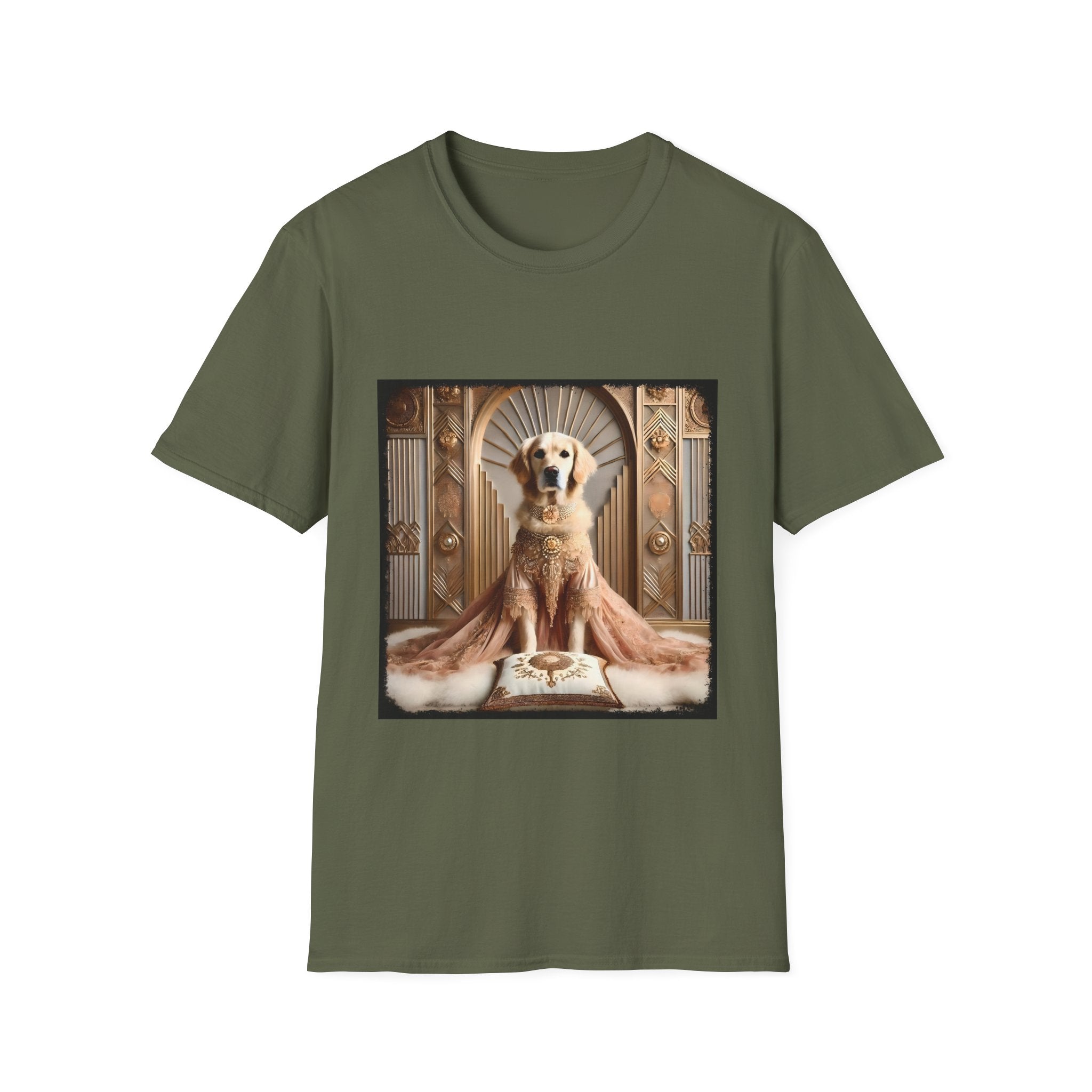 Golden Retriever Luxe Lady | Unisex Dog T-Shirt
