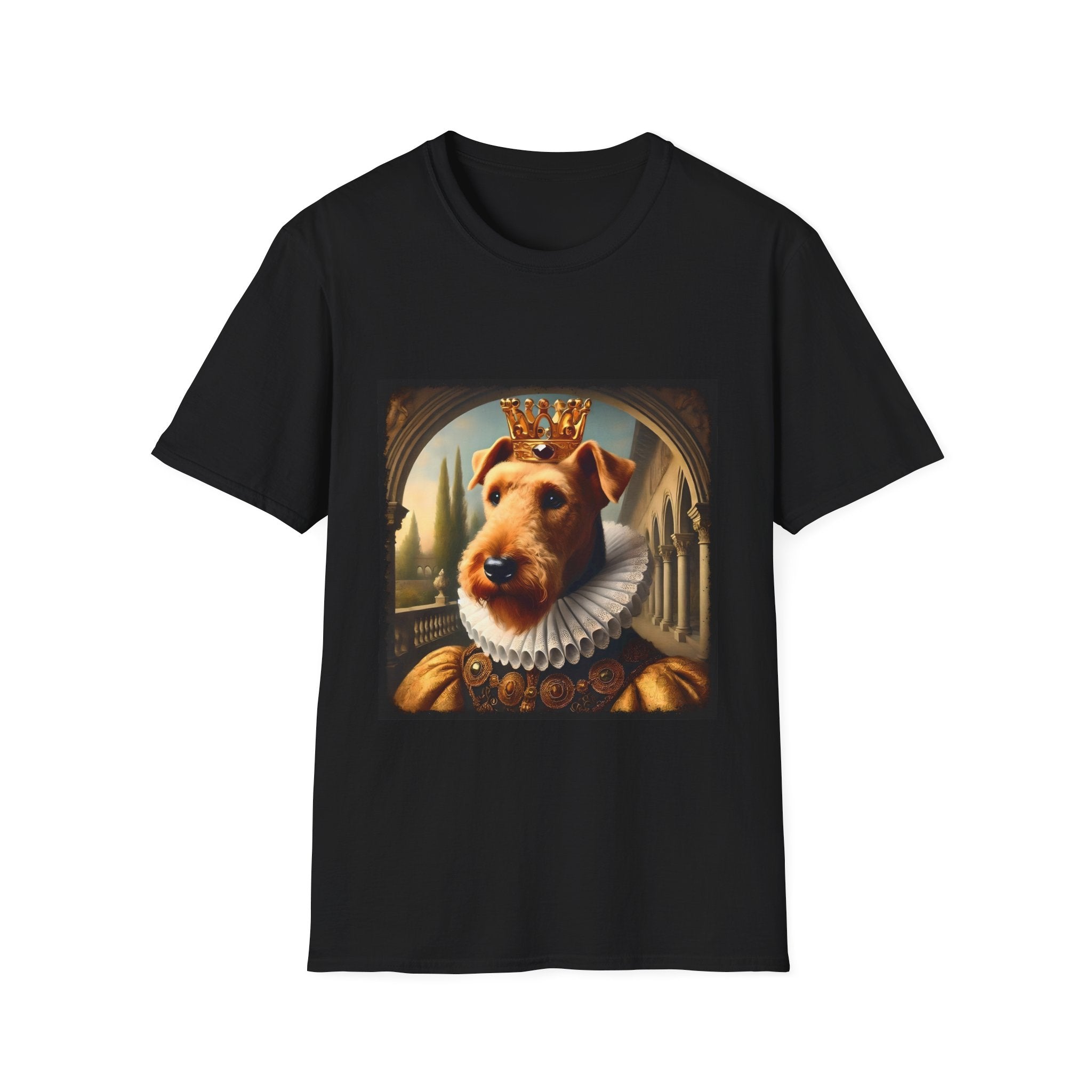 Airedale Terrier Crowned Gent | Unisex Dog T-Shirt