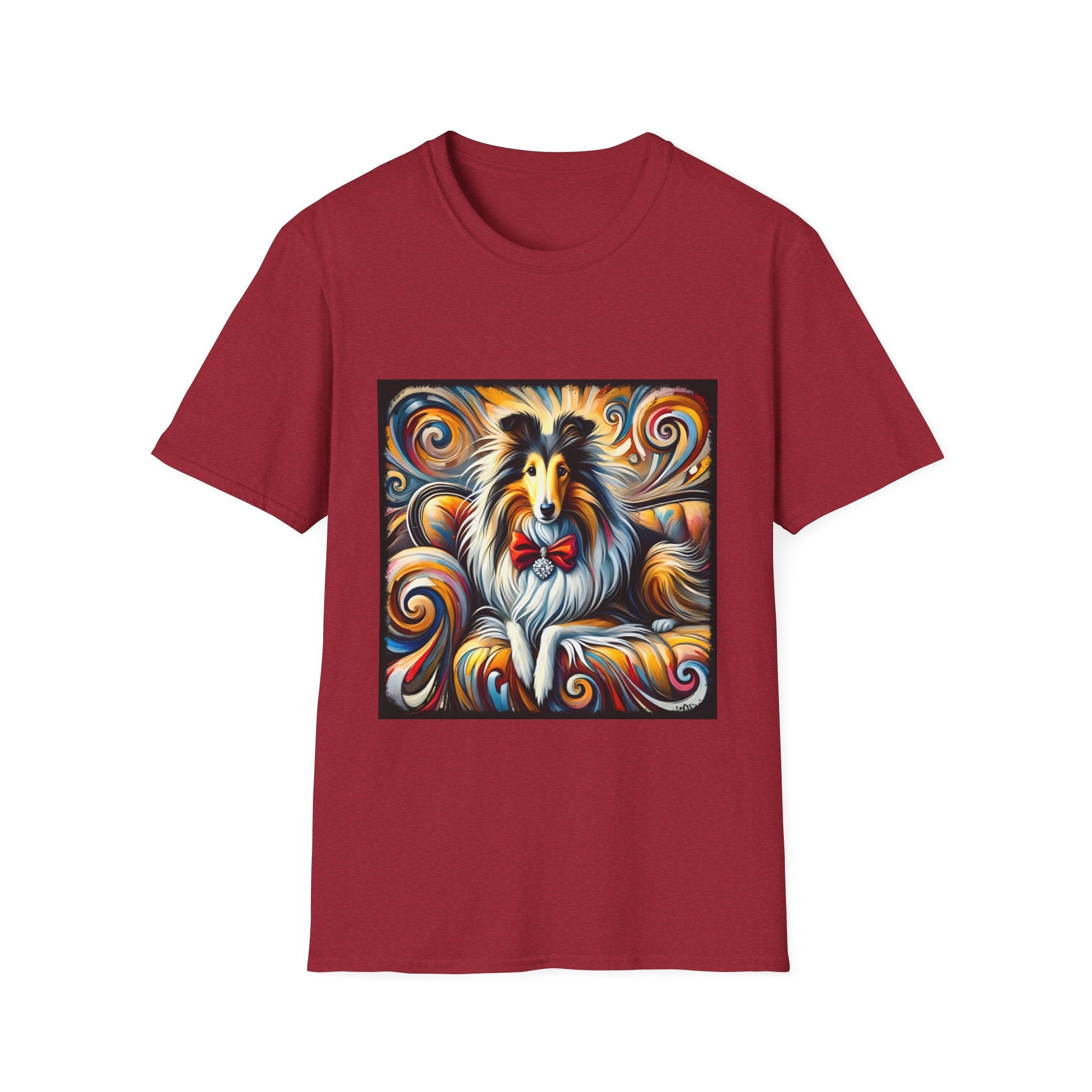 Collie Bold Swirl | Unisex Dog T-Shirt